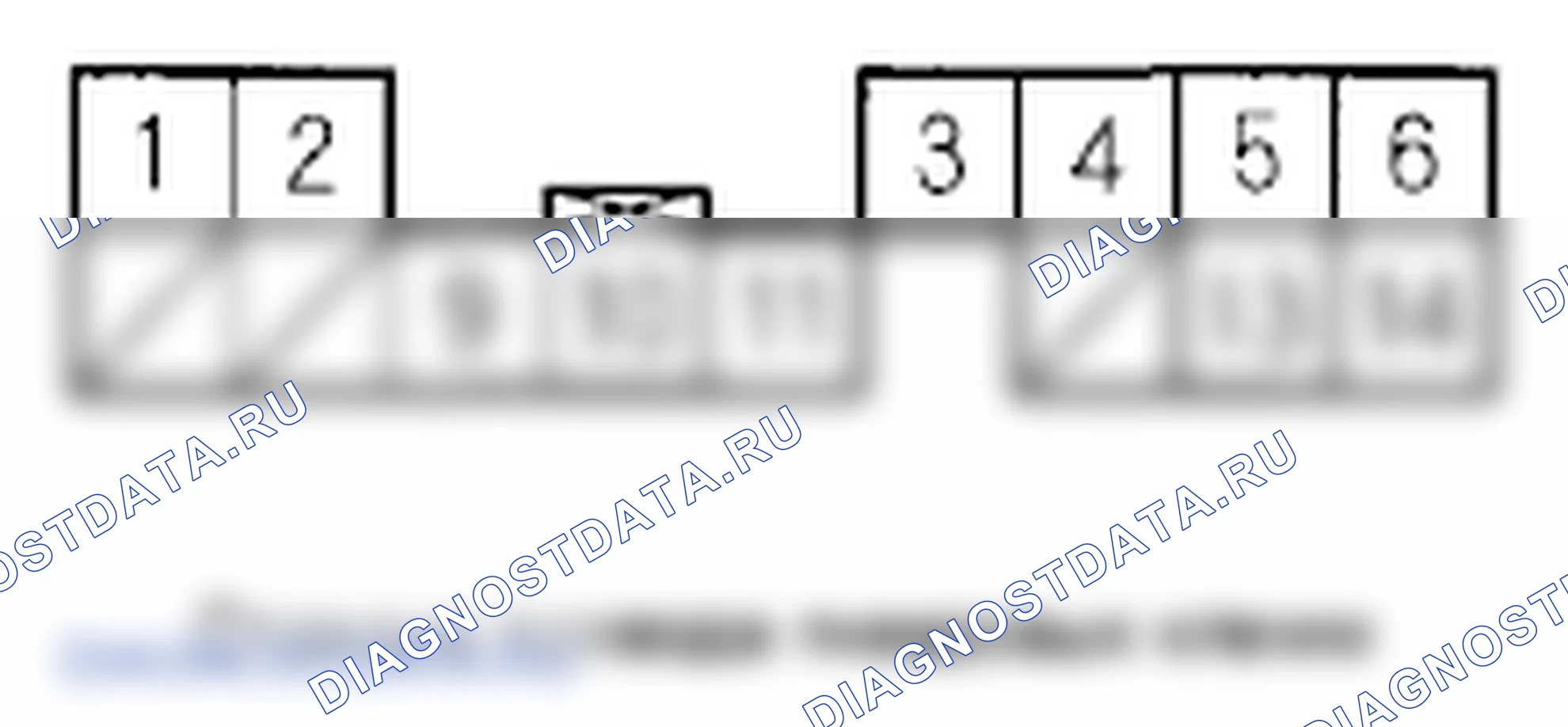 Рис. 24: РАЗЪЕМ А БЛОКА АДАПТЕРА USB (14P). Honda Fit GE