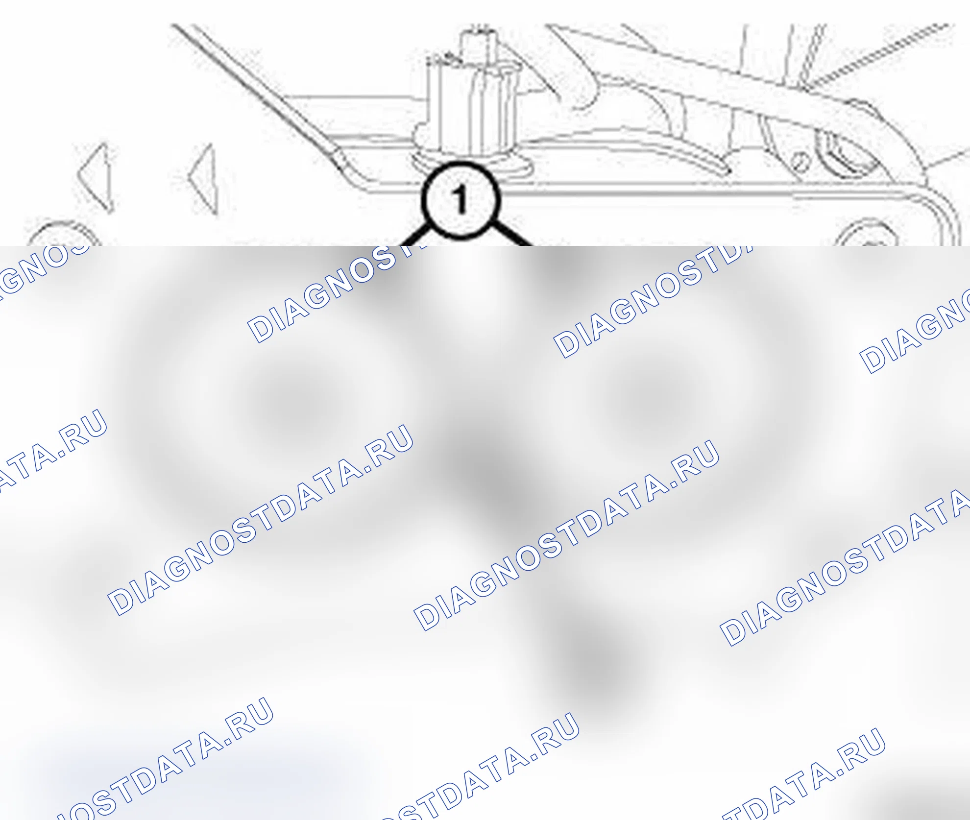 Рис. 47: УДАЛЕНИЕ - ДАТЧИК ВОДЫ В ТОПЛИВЕ. Jeep Grand Cherokee WK2