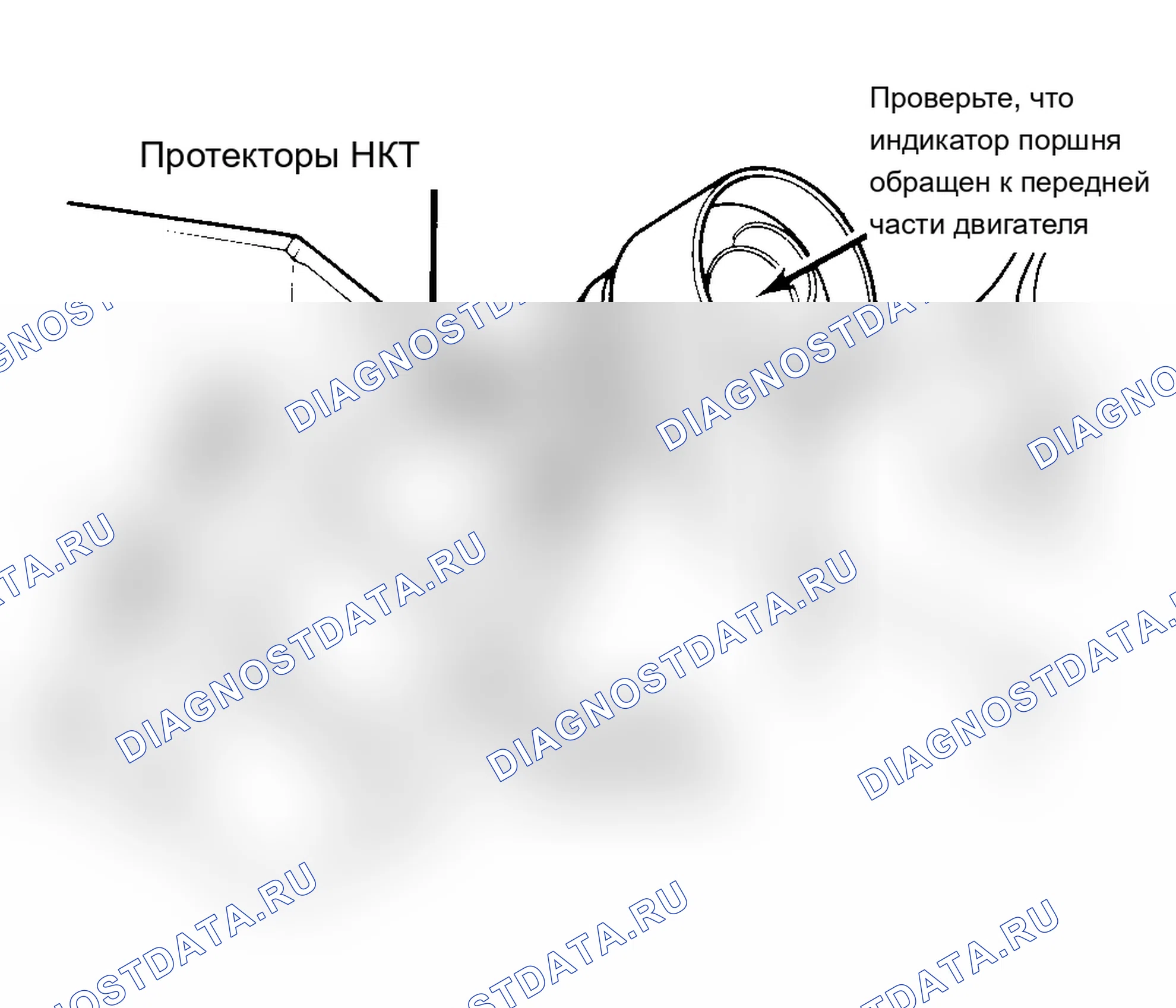 Рис. 19: Установка поршня и шатуна в сборе. Jeep Wrangler I