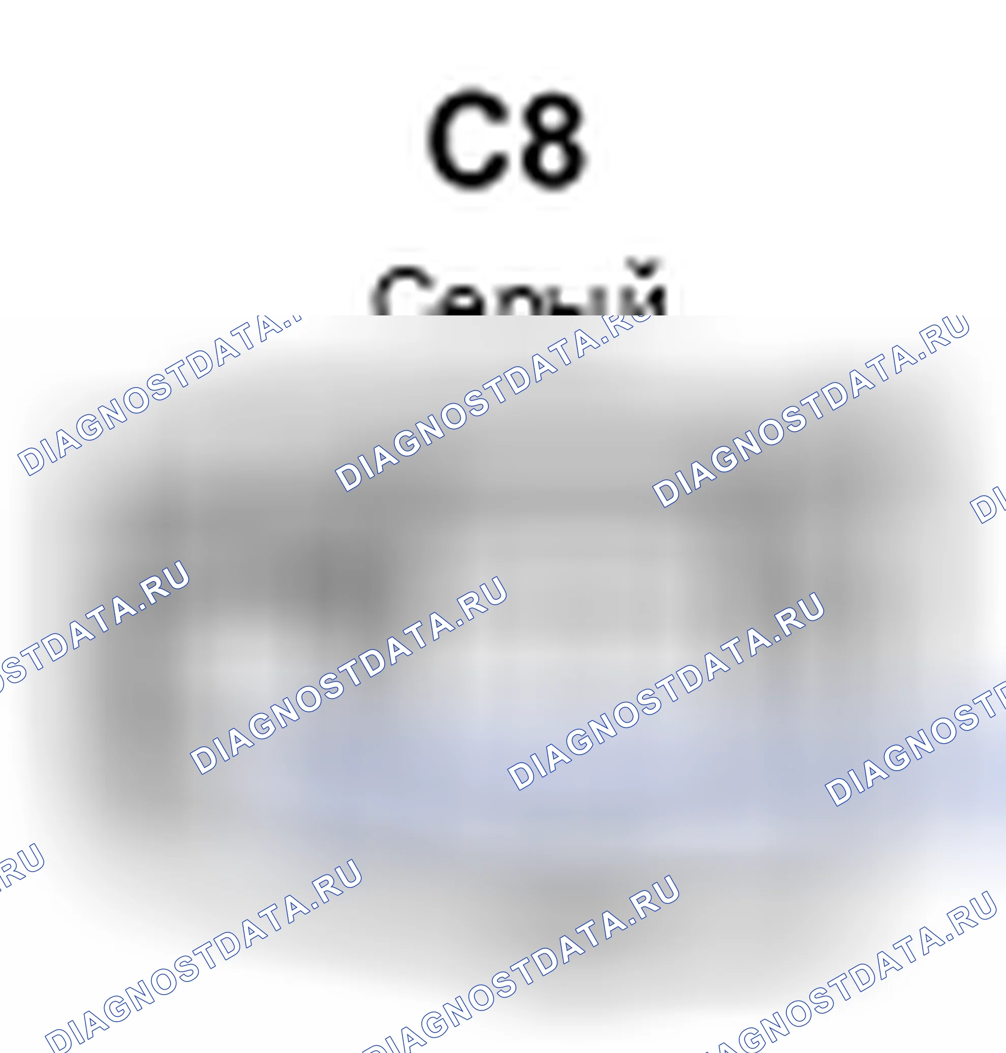 Рис. 406: Вид с торца соединителя топливной форсунки (№ 3) (С8). Toyota Camry XV40