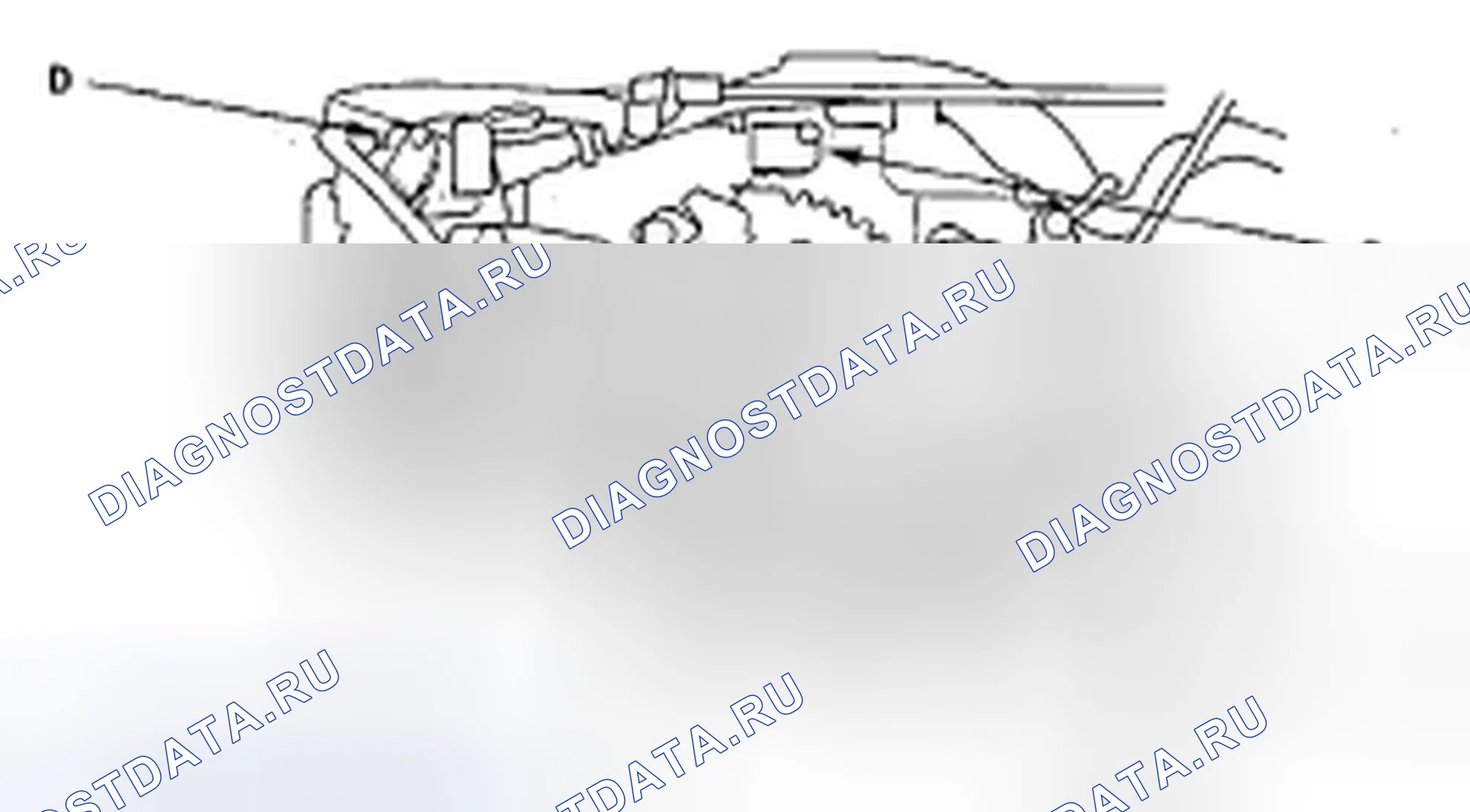 Рис. 182: Задняя защелка в сборе. Honda Odyssey IV