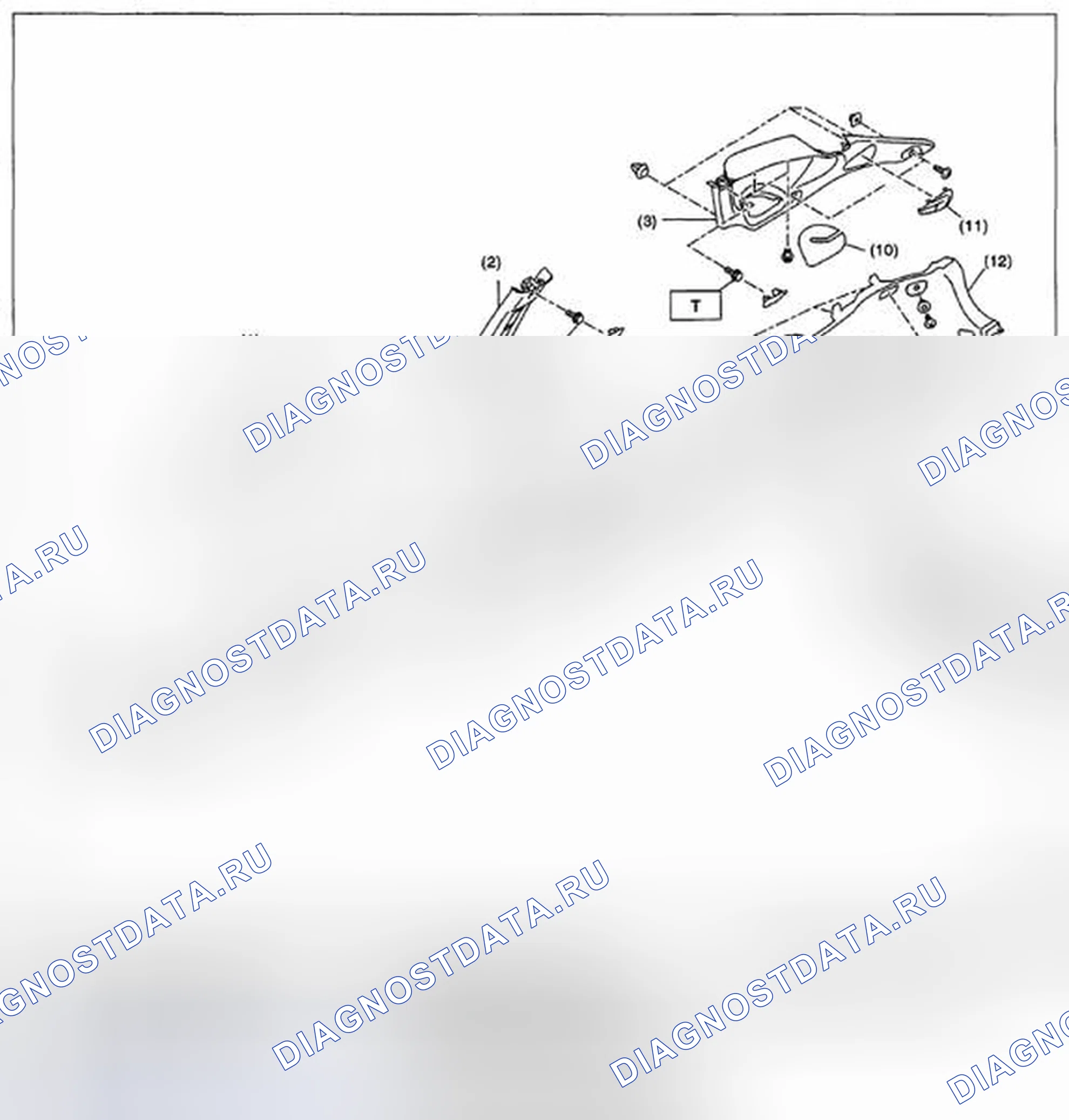 Рис. 35: ВНУТРЕННЯЯ ОТДЕЛКА. Subaru Impreza GH