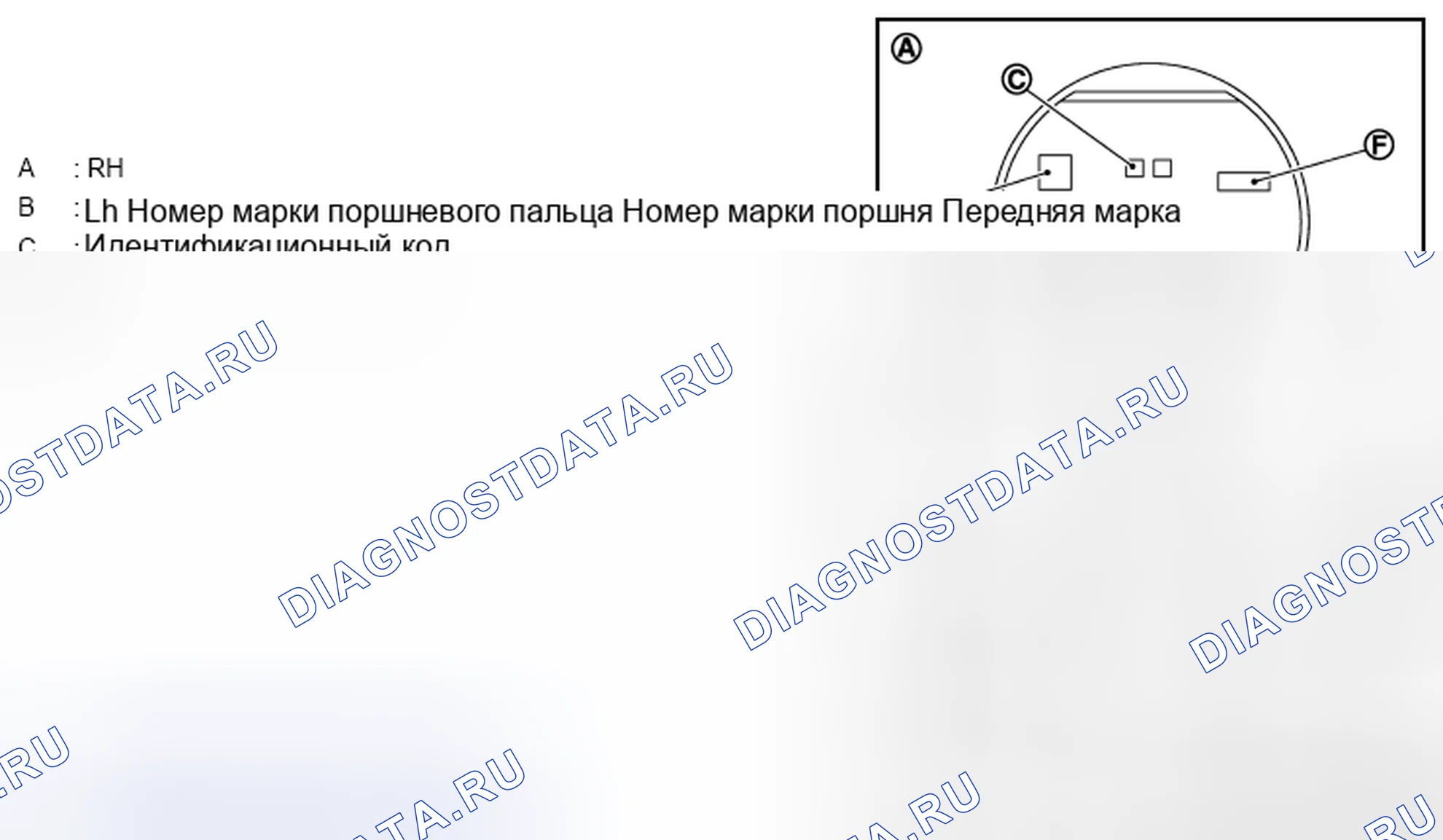 Рис. 303: ПРИ ПОВТОРНОМ ИСПОЛЬЗОВАНИИ БЛОКА ЦИЛИНДРОВ. Infiniti FX37 II рестайлинг