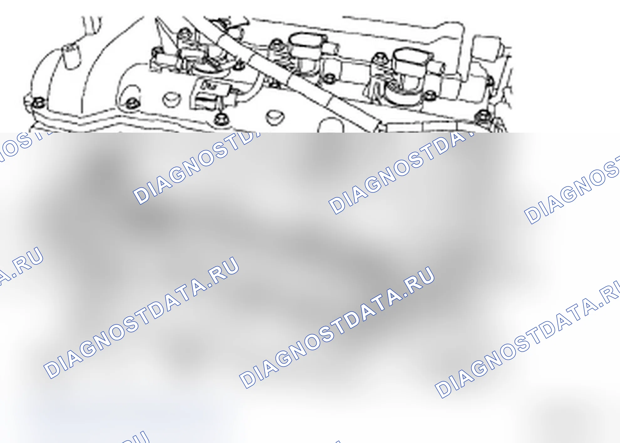 Рис. 471: УЗЕЛ МАСЛЯНОГО ФИЛЬТРА. Hyundai Santa Fe II
