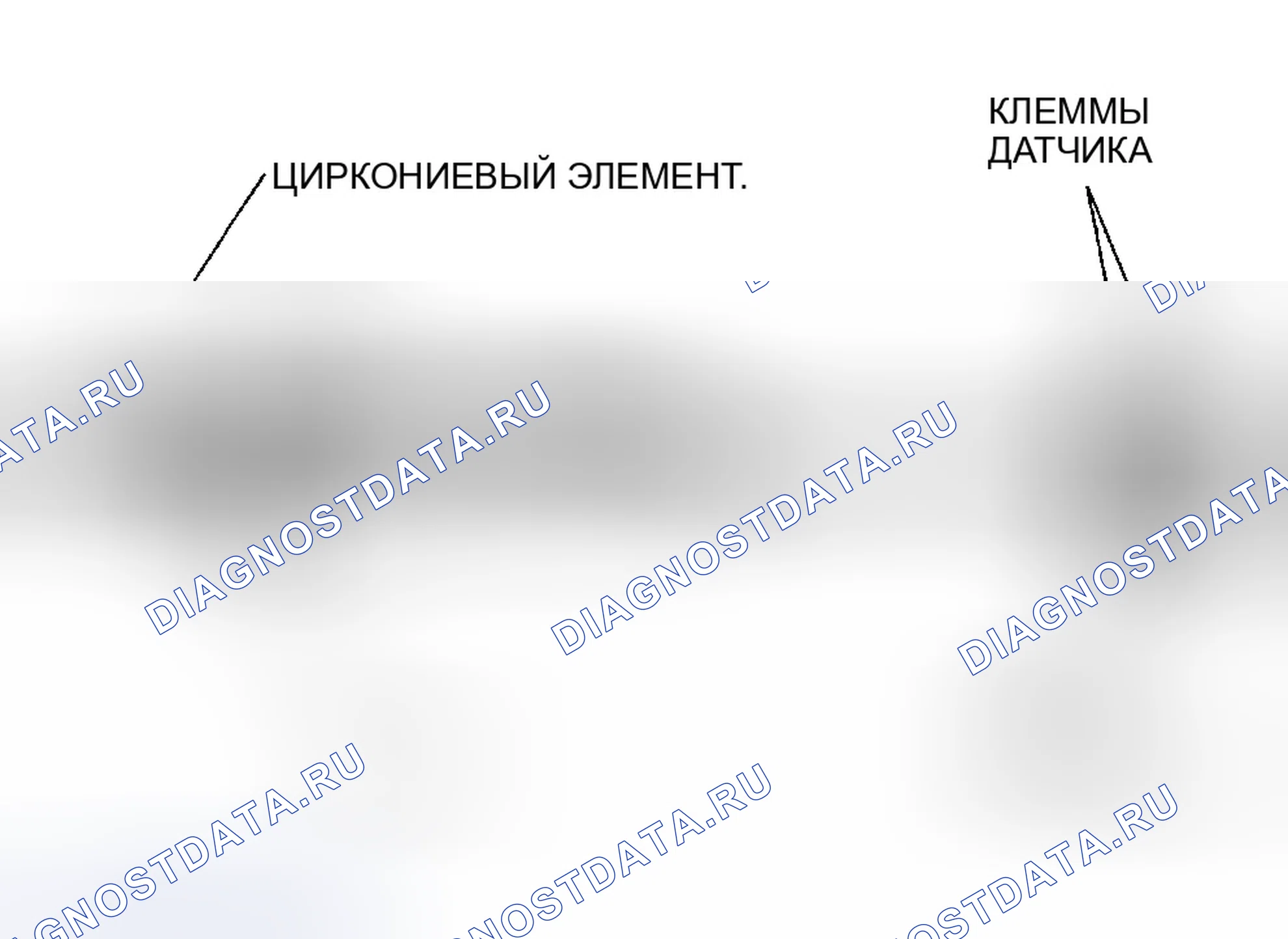 Рис. 29: Датчик вторичного нагретого кислорода (вторичный подогреваемый кислородный датчик). Honda Ridgeline I