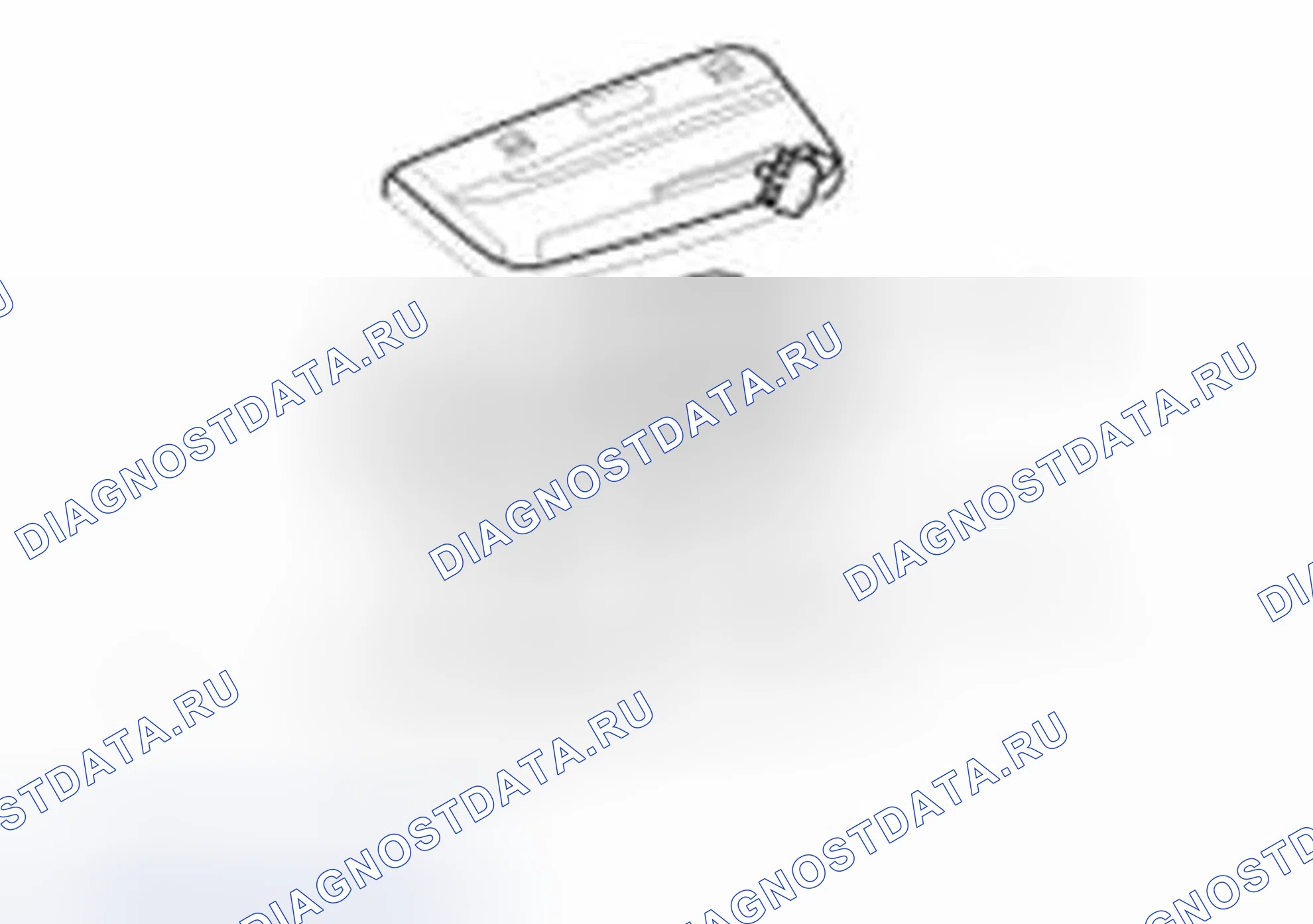 Рис. 150: Замена лампы в помещении. Hyundai Sonata VI