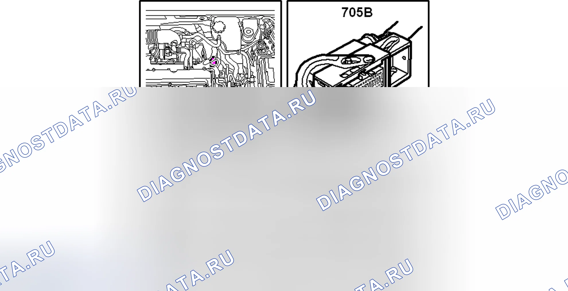 Рис. 313: Модуль управления, система впрыска система впрыска Simtec, Z18XE, переключатель B (xtigx1) 705B. Kia Optima II