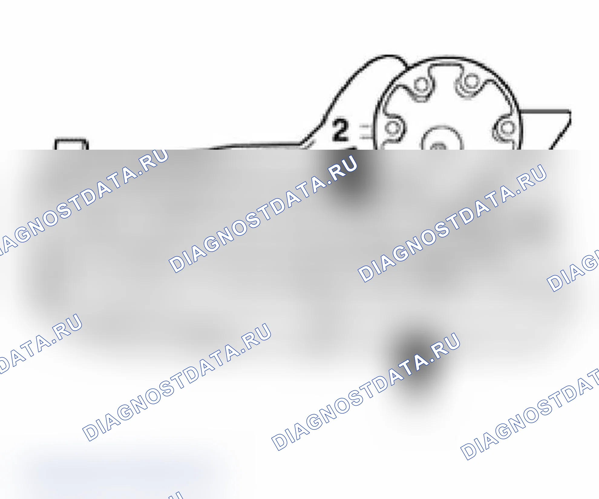 Рис. 189: Расположение на главной передаче. Audi A4 B6