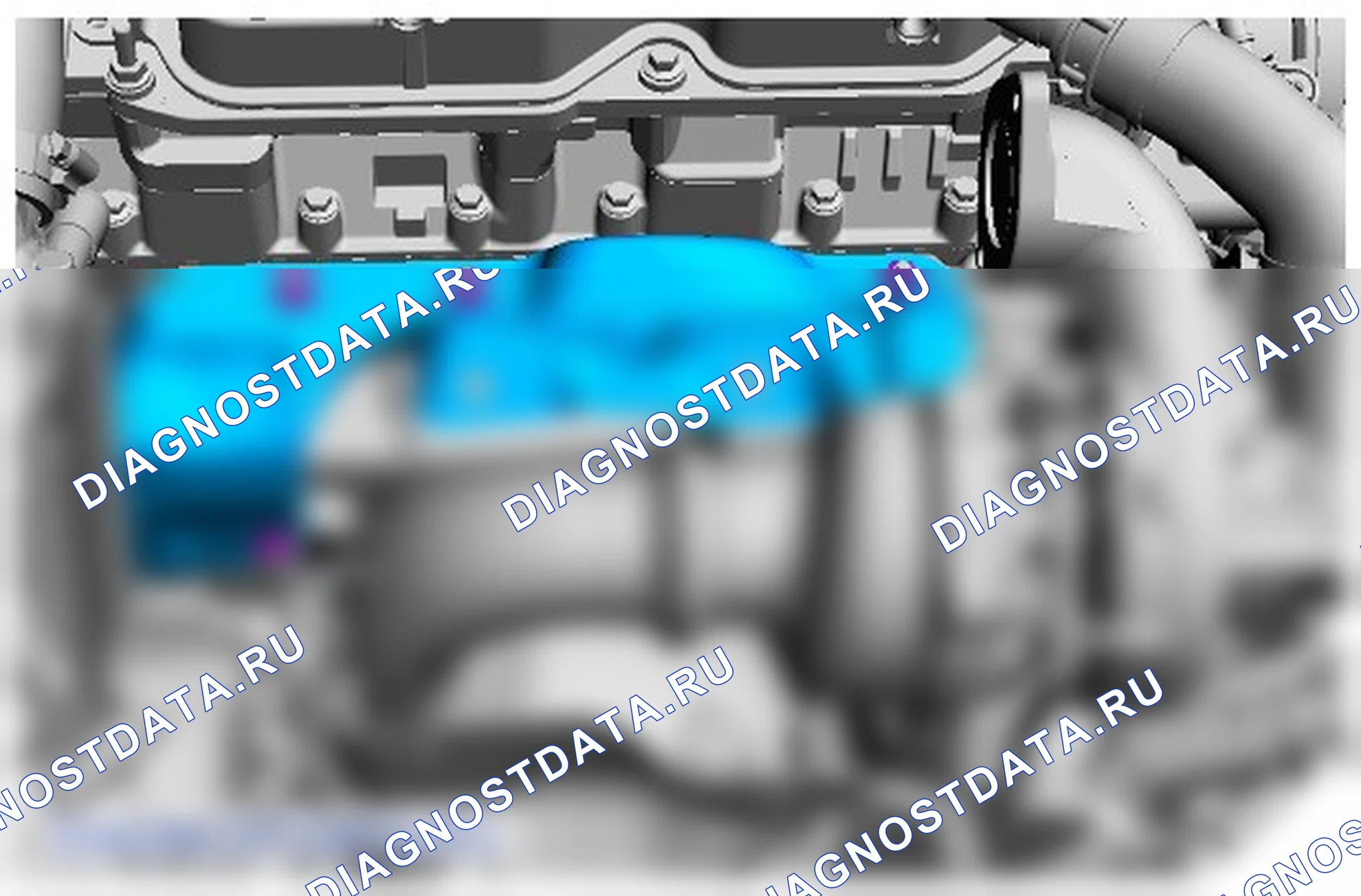 Как снять присоединяемые детали двигателя. Ford Kuga II