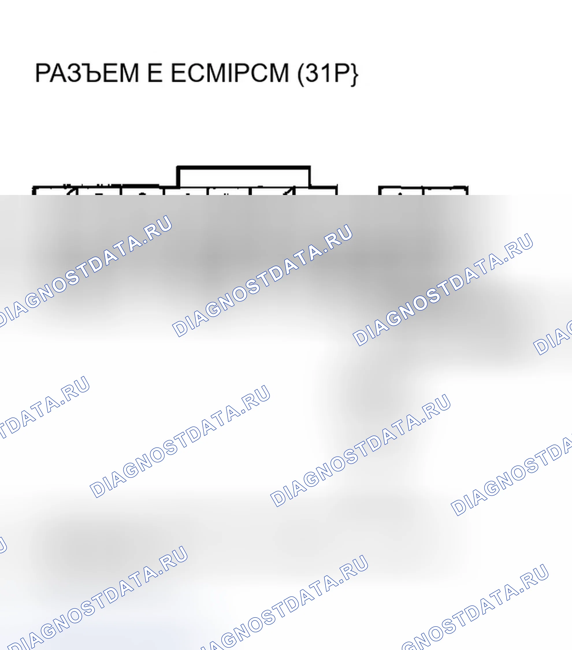 Рис. 7: Поиск и устранение неисправностей в цепи контрольная лампа неисправности (проверить двигатель). Honda Element I