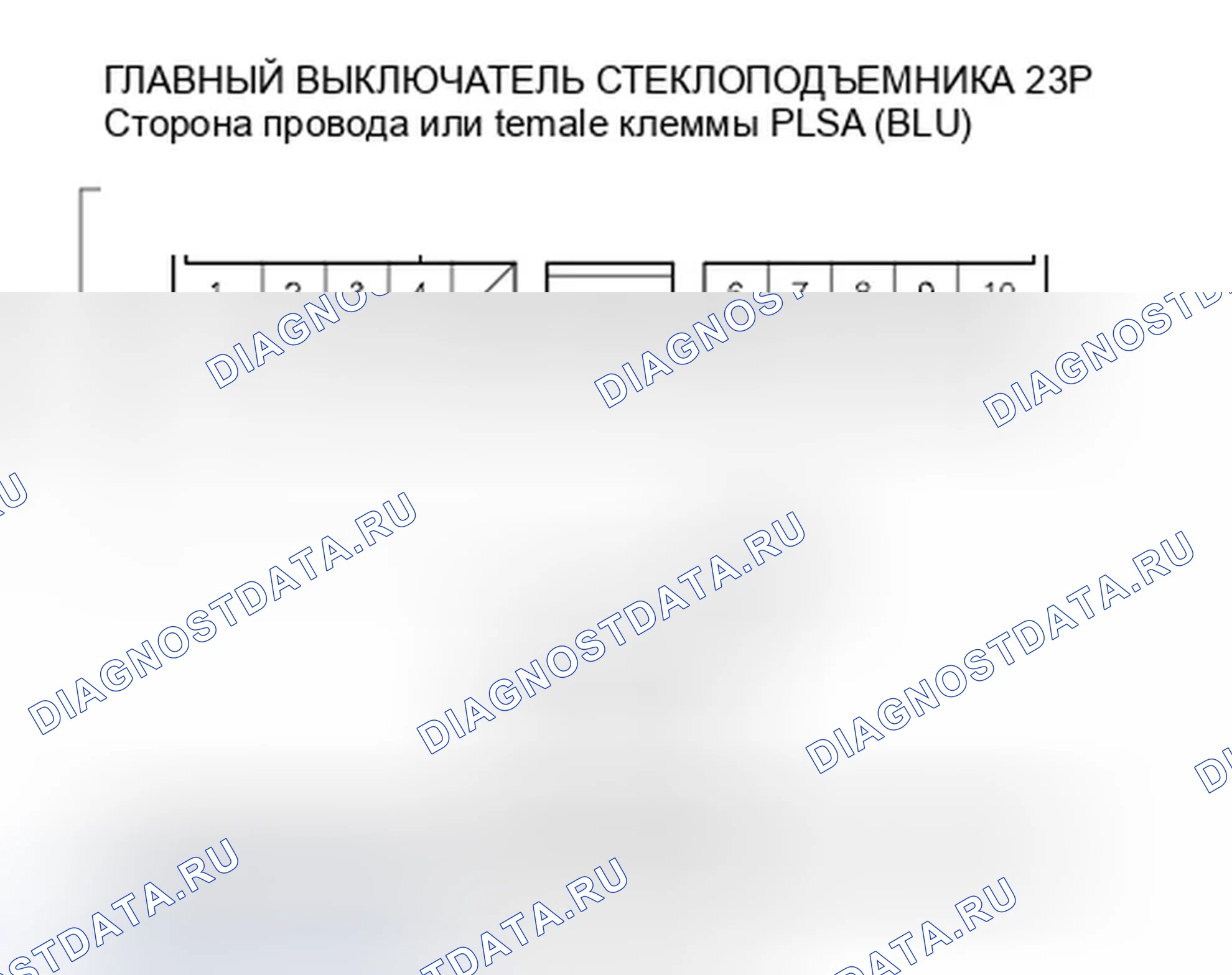 Рис. 19: расшифровка кода ошибки B1125: Импульсная неисправность двигателя A окна питания водителя. Honda Ridgeline I рестайлинг