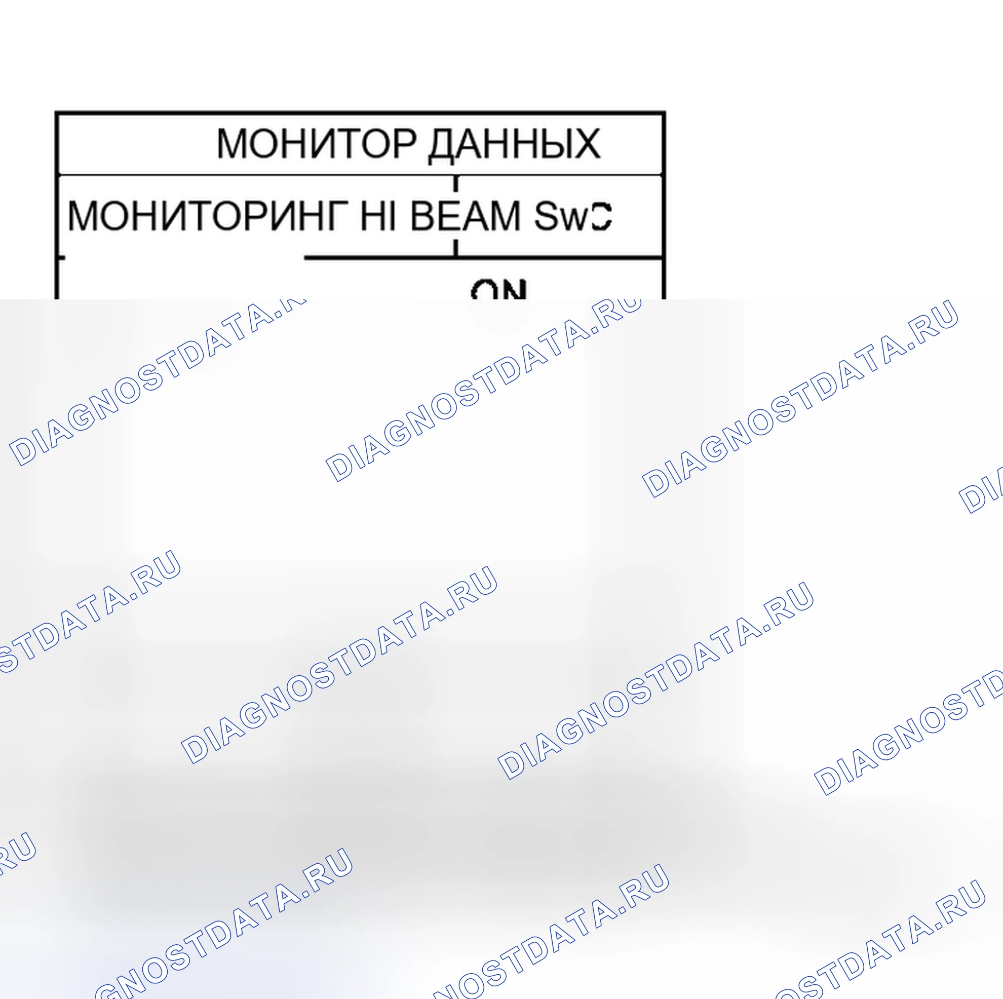 Рис. 6: Фара не меняется на дальний свет (обе стороны). Honda Logo I