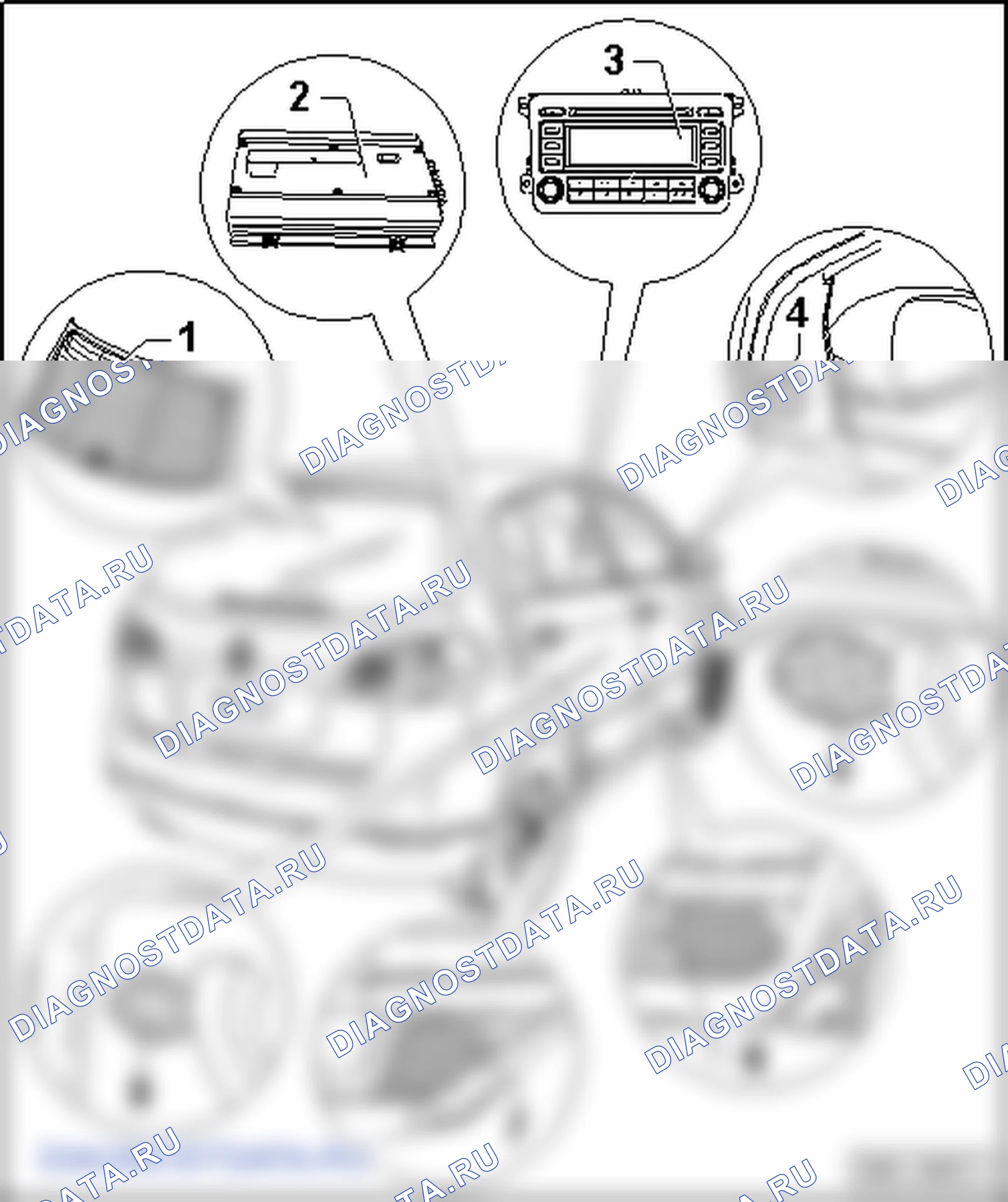 Магнитола «„RCD 500“». Volkswagen Golf Mk5