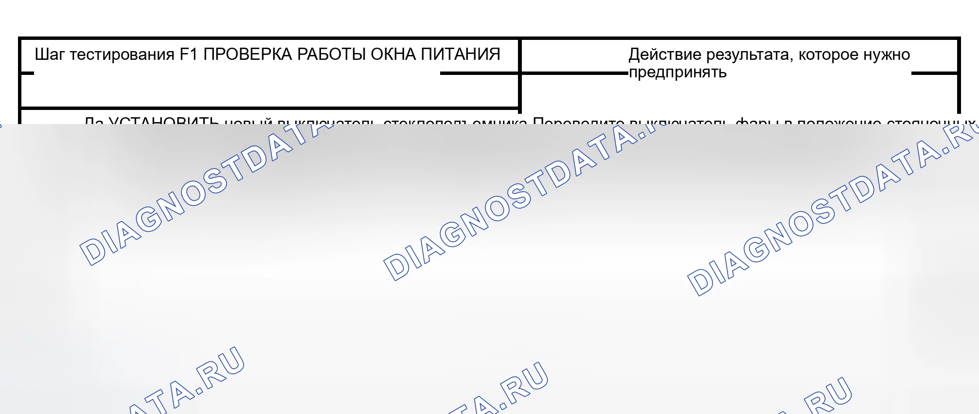 Рис. 11: диагностический тест F: НЕ РАБОТАЕТ ИСТОЧНИК ОСВЕЩЕНИЯ ПЕРЕКЛЮЧАТЕЛЯ (ОВ) СТЕКЛОПОДЪЕМНИКА - ТОЛЬКО ДЛЯ ЭКСПЕДИЦИЙ. Lincoln Navigator II