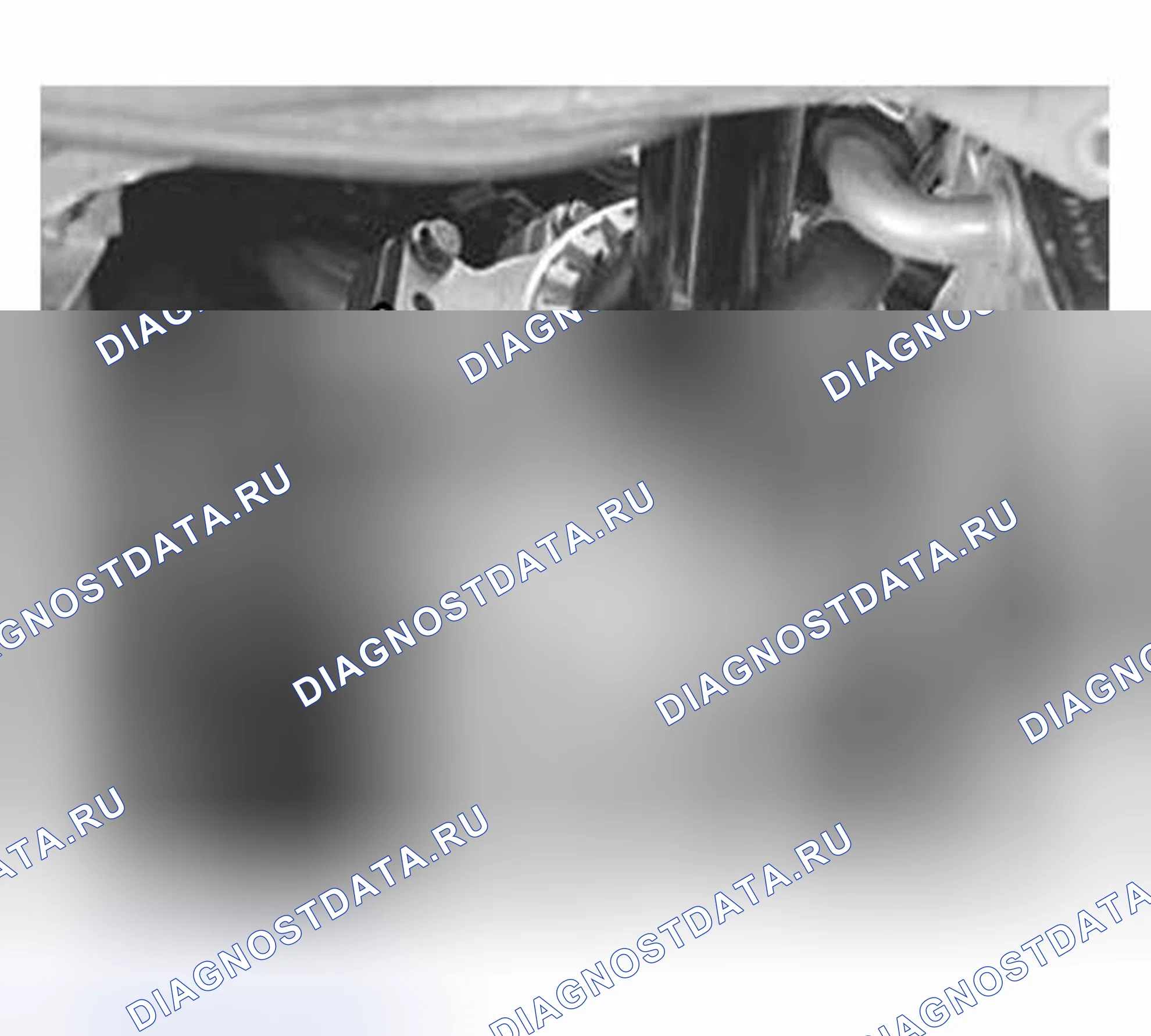 Рис. 233: ПРОВЕРКА УРОВНЯ МАСЛА В КОНИЧЕСКОЙ ШЕСТЕРНЕ. Volvo XC90 I