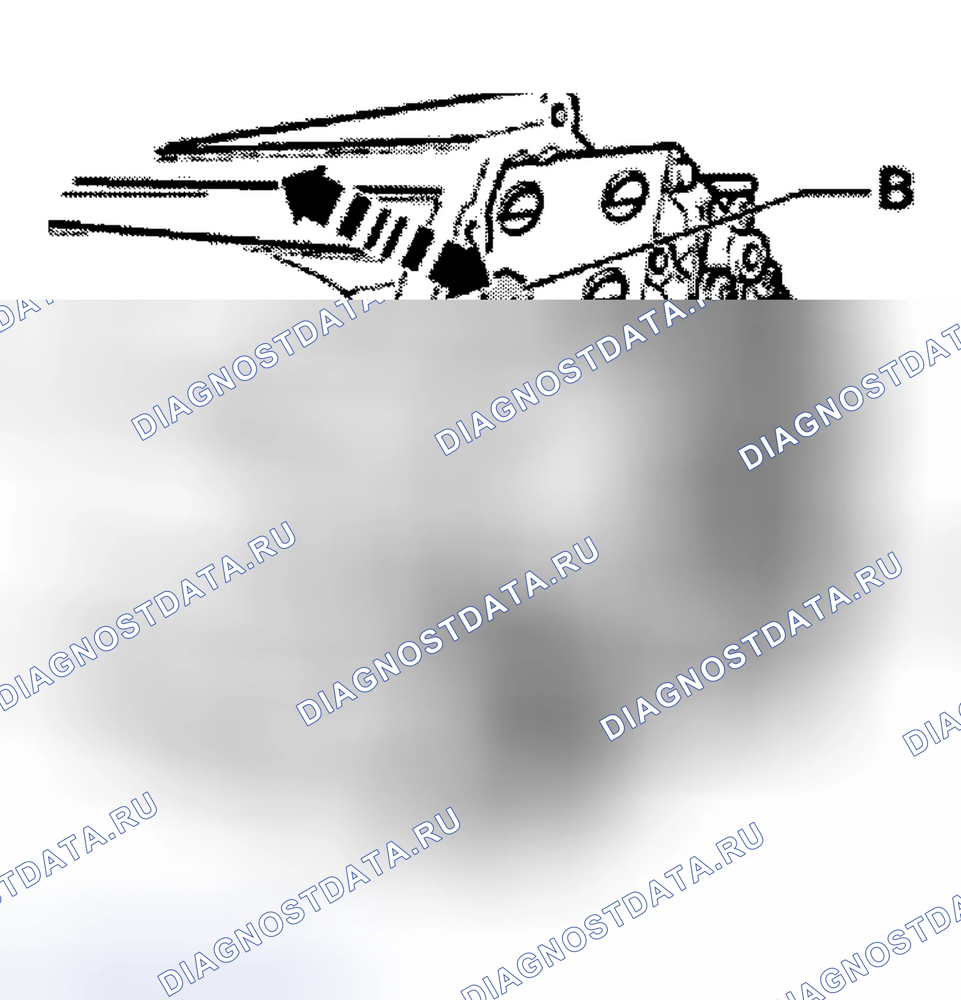 Рис. 277: Проверка функции управляющего плунжера -b. Audi A6 C5 рестайлинг
