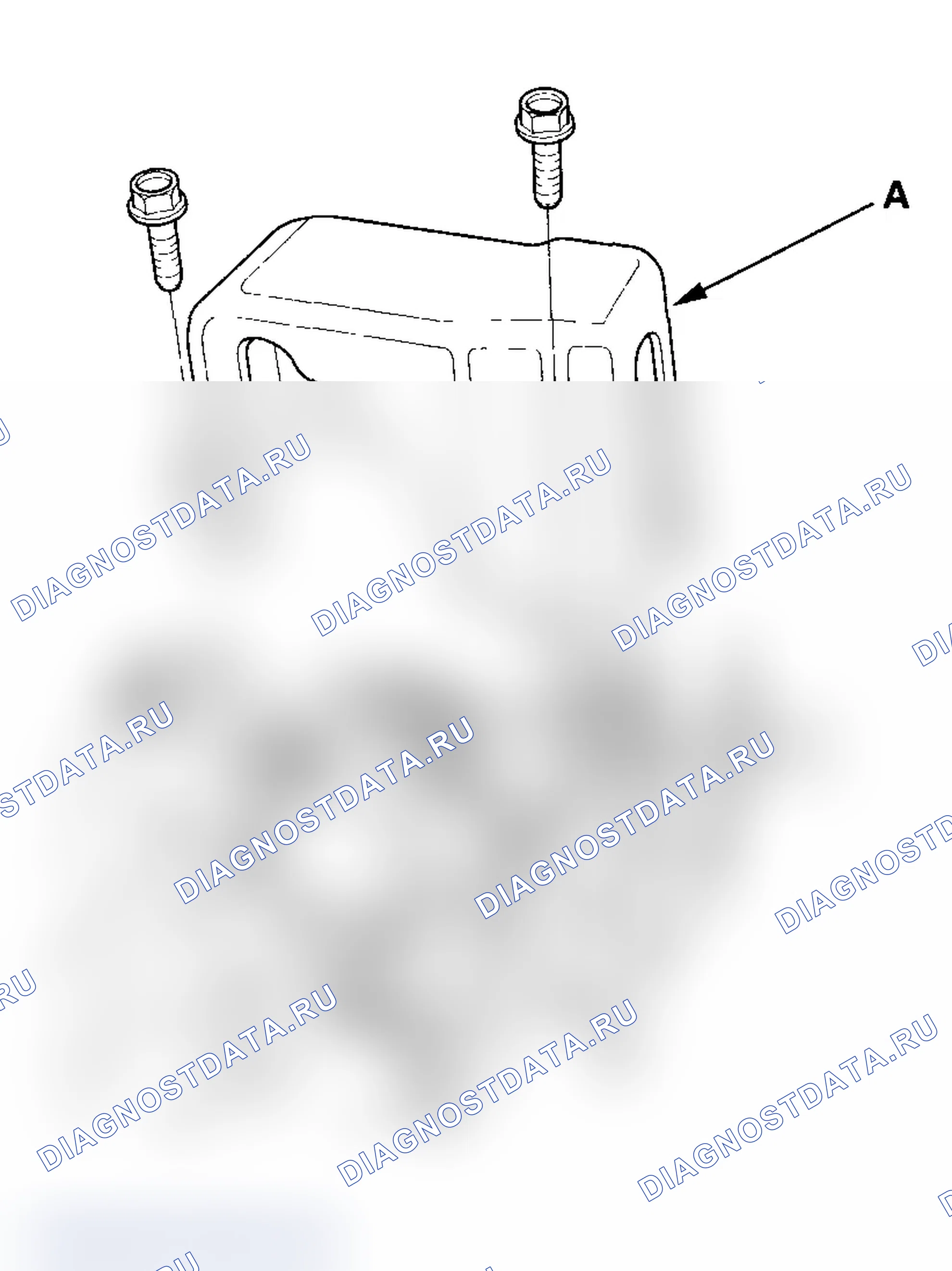 Рис. 255: Замена датчика APP. Acura MDX I