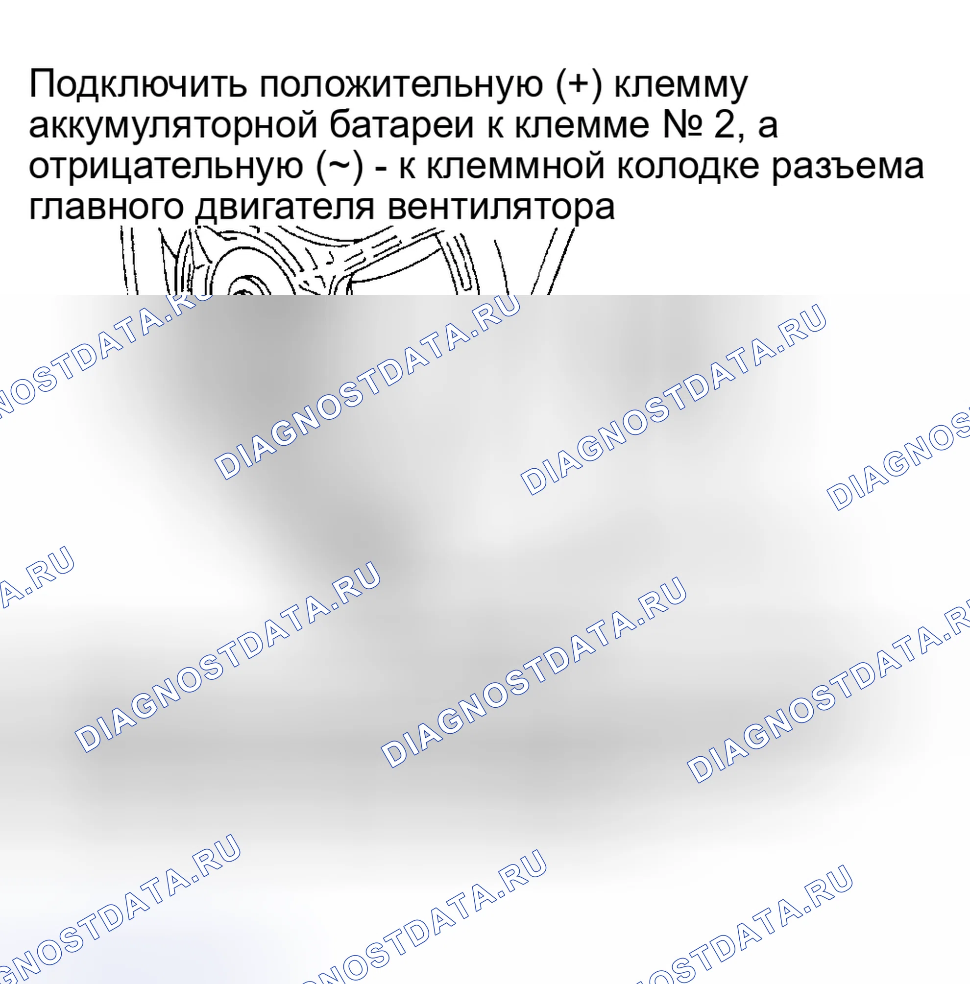 Рис. 23: 2A4: ПРОВЕРКА ДВИГАТЕЛЯ ГЛАВНОГО ВЕНТИЛЯТОРА. Subaru Forester SF рестайлинг