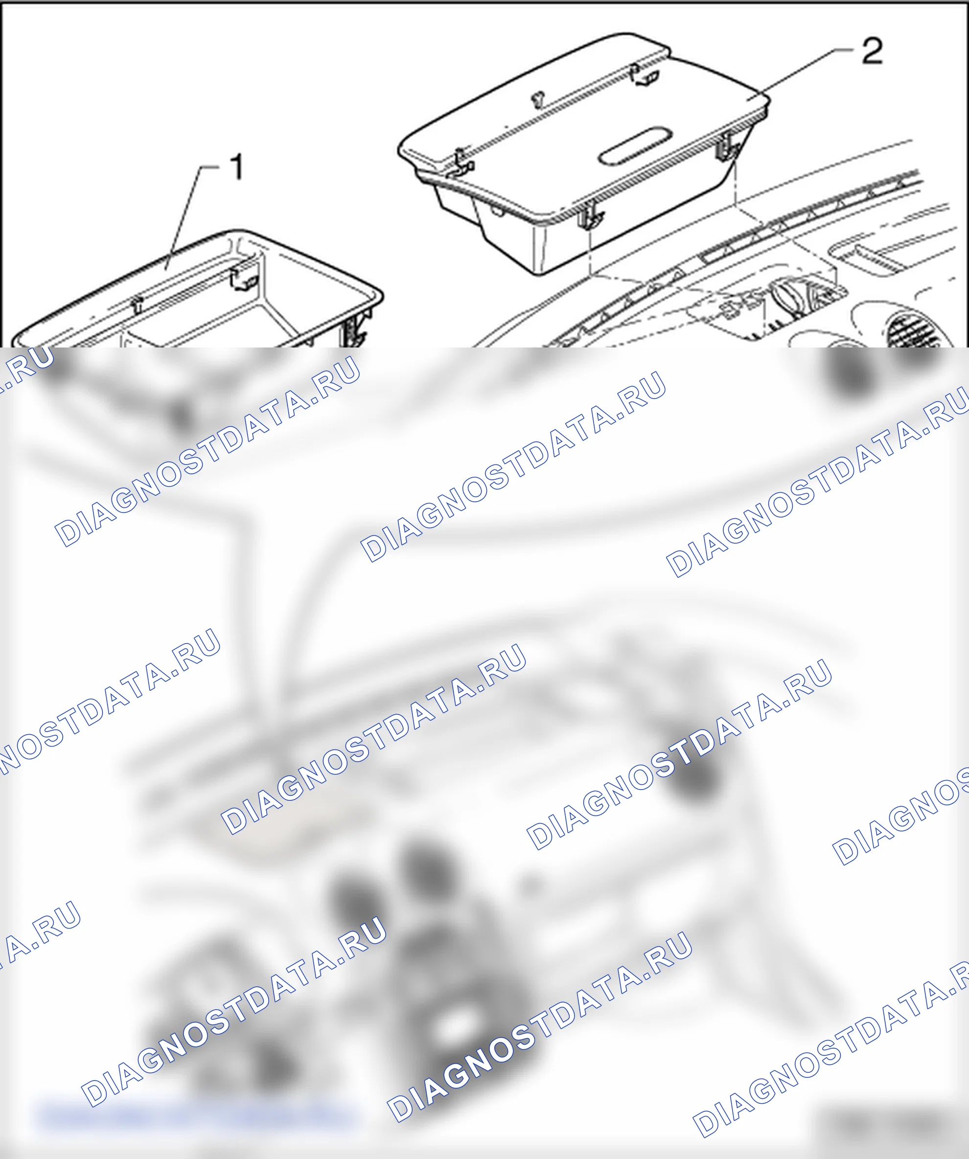 Накладки, кожухи и декоративные щитки. Volkswagen Caddy Iii