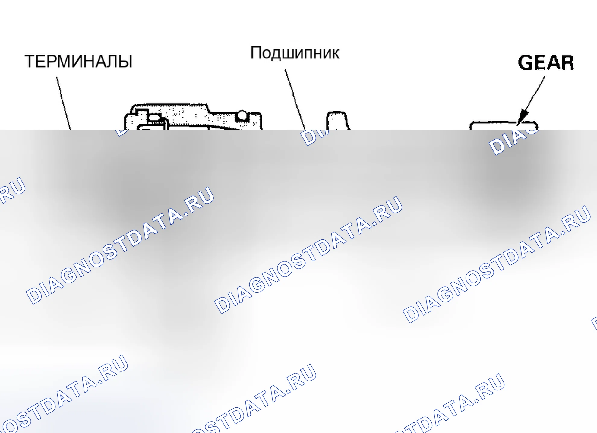 Рис. 40: Датчик скорости транспортного средства (датчик скорости автомобиля (VSS) (датчик скорости автомобиля)). Honda Civic VII рестайлинг