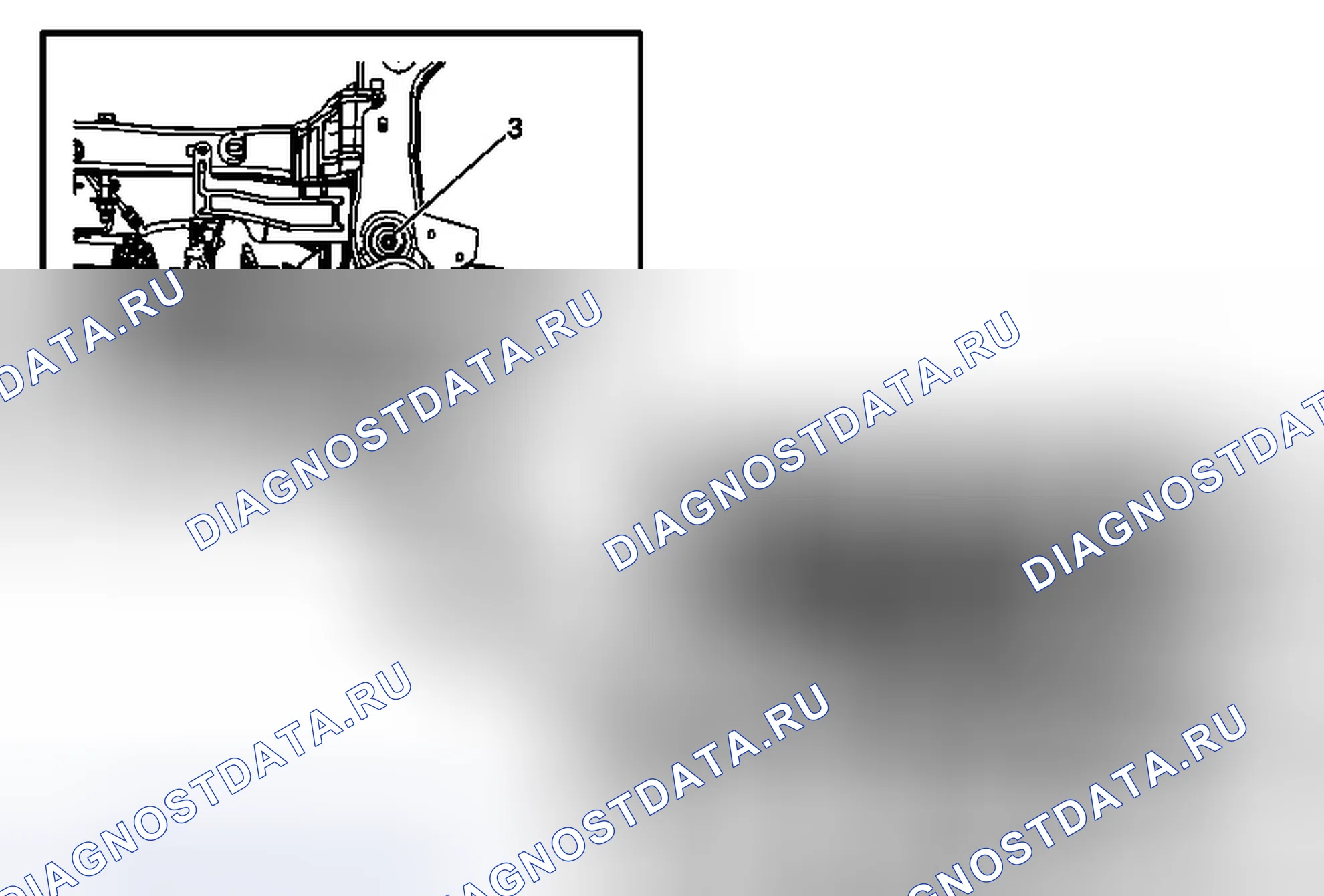 Рис. 5: Замена задней опоры двигателя. Chevrolet Traverse I