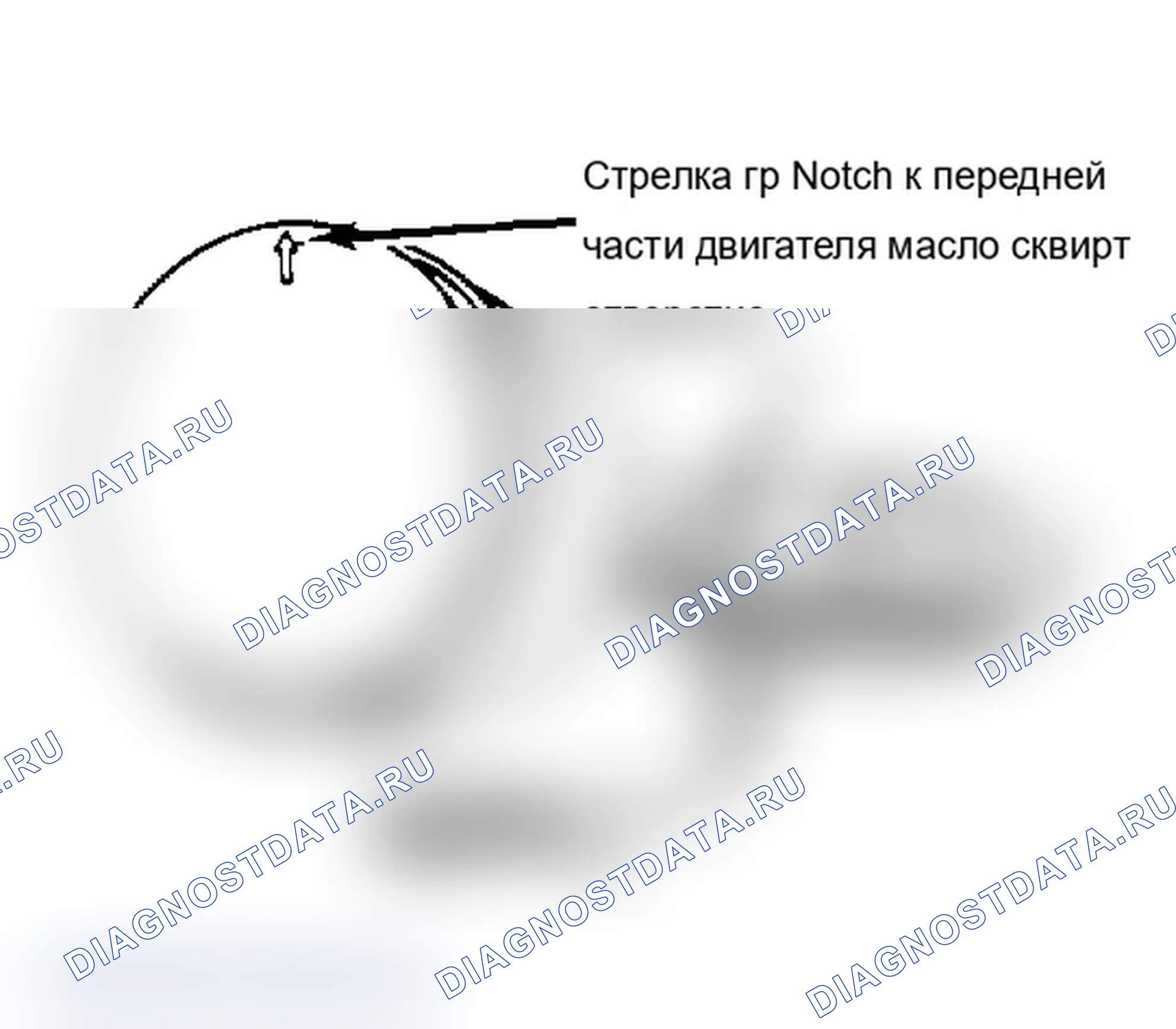 Рис. 8: Установка поршня и штока в сборе. Mercury Cougar VI