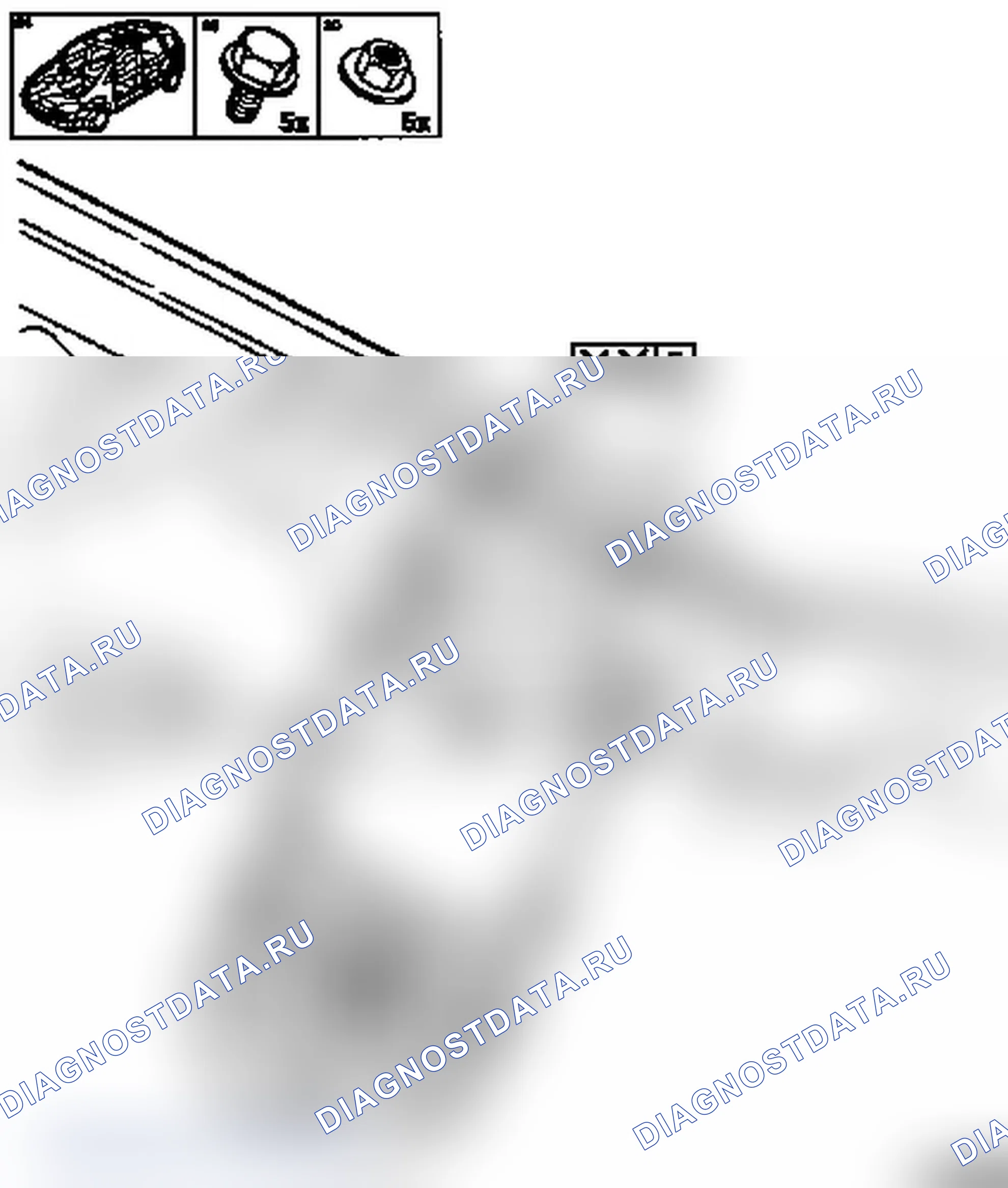 Демонтаж и монтаж опоры шарнира крышки багажника (модели F07, F69). Opel Astra G