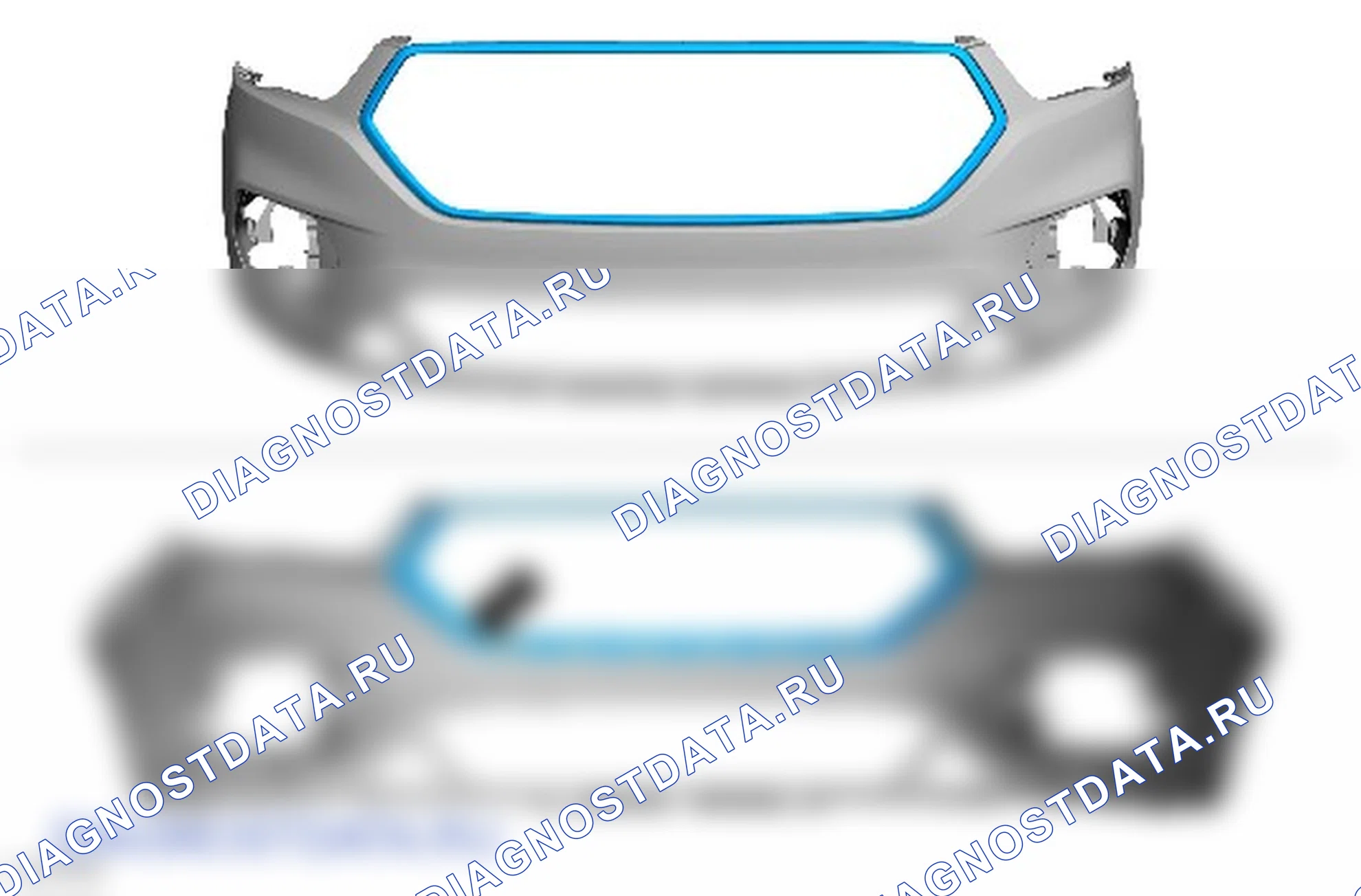 Разборка и сборка кожуха переднего бампера. Ford Kuga II