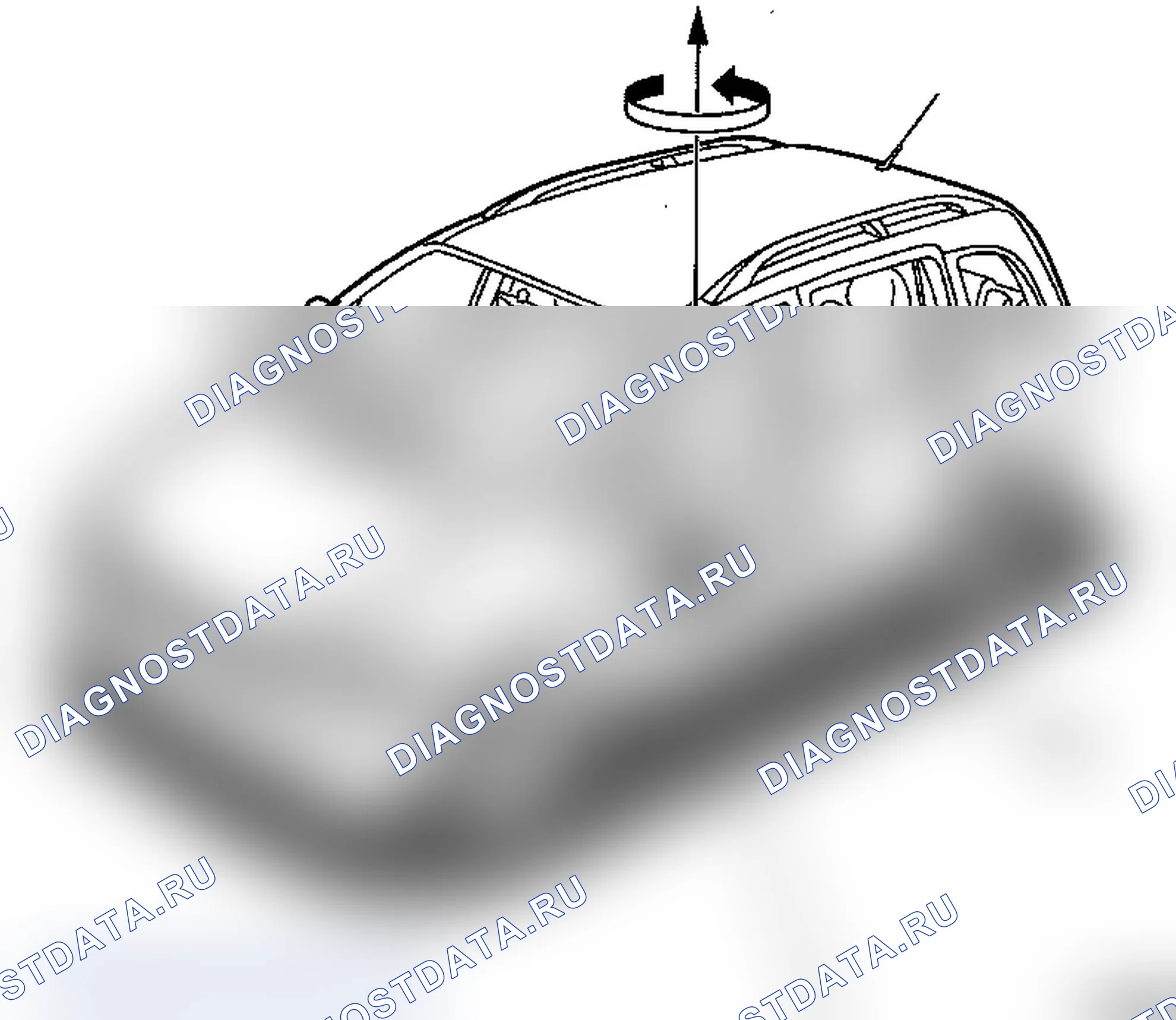 Датчик угловой скорости рыскания/ускорения - ESP. Opel Astra G