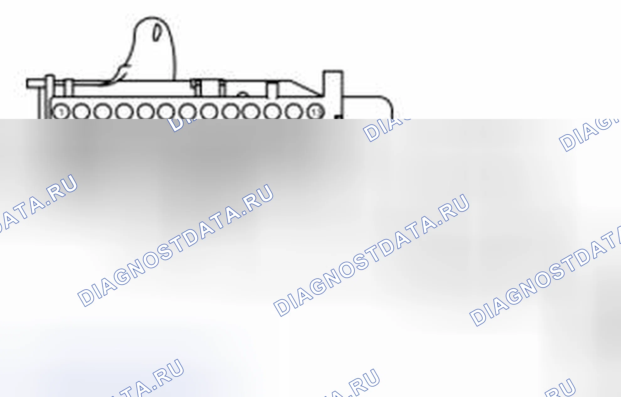 Рис. 53: КОНТРОЛЬНАЯ ТОЧКА D: НЕТ ПИТАНИЯ ПРИ ЗАПУСКЕ. Ford Pickup F250 Super Duty II