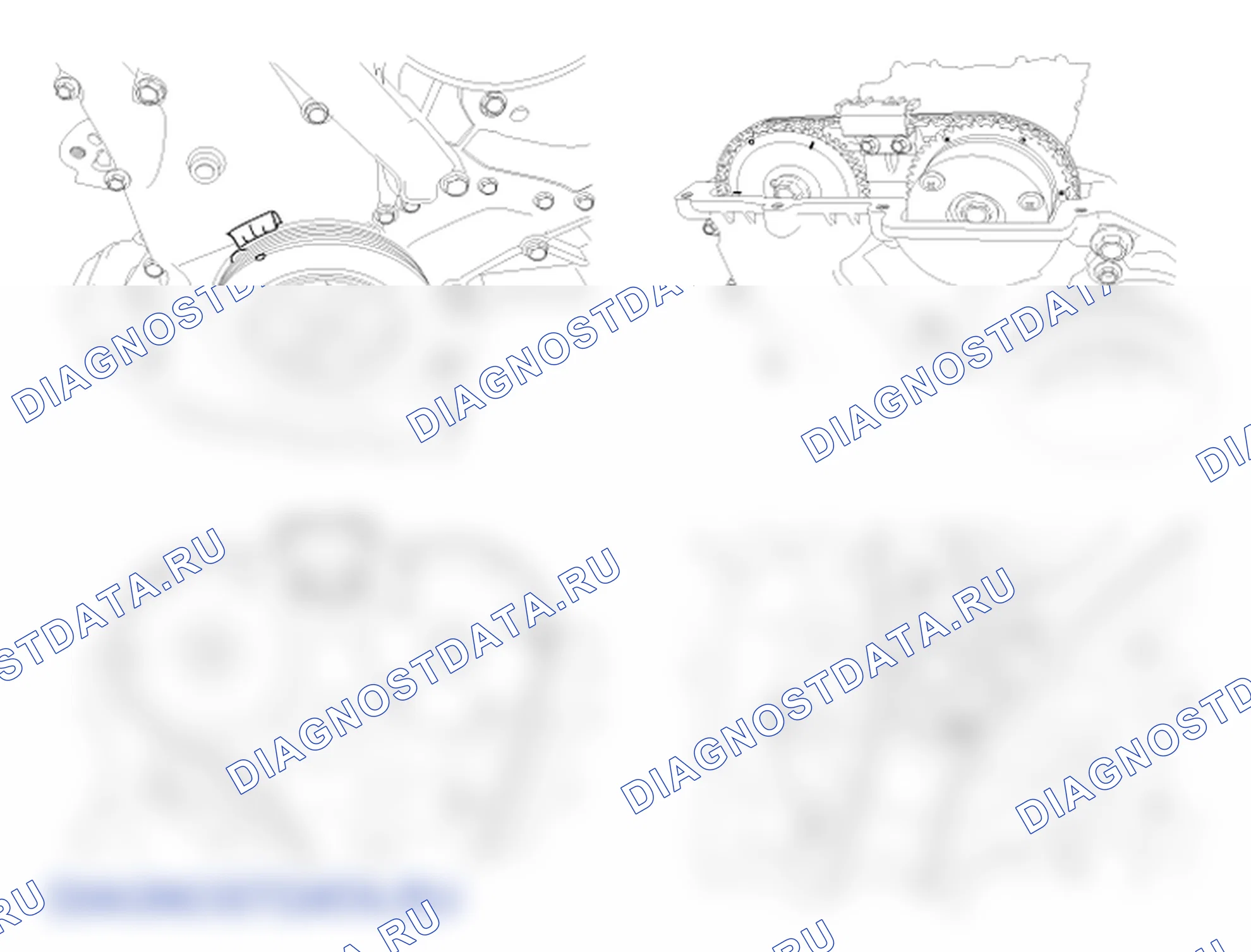 Проверка компонента — P0016. Hyundai Santa Fe CM
