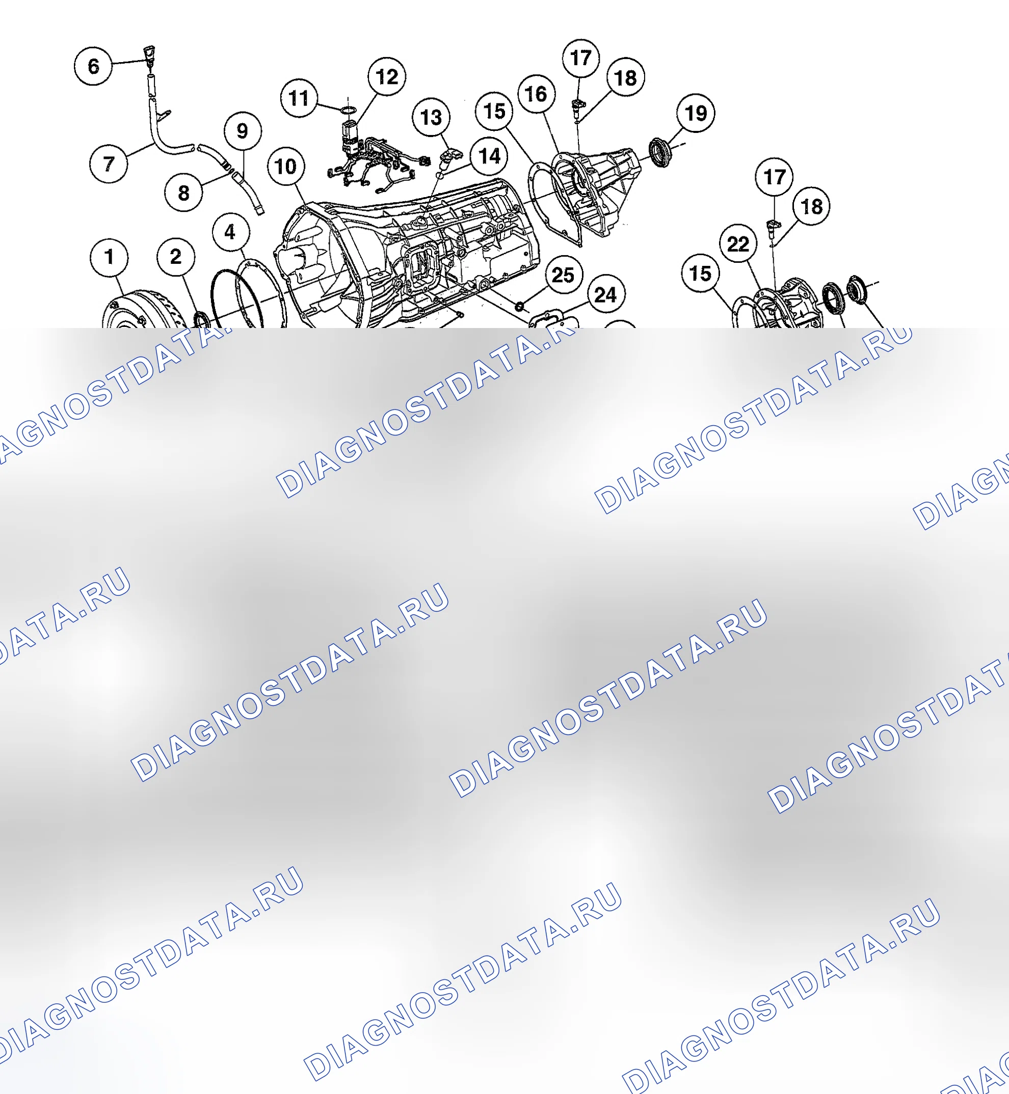Рис. 788: Внешнее уплотнение. Ford Pickup F150 