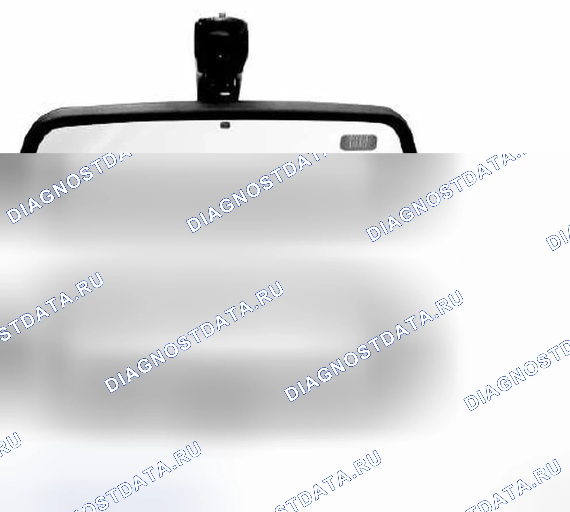 Рис. 638: Внутреннее зеркало с цифровым компасом E70. BMW X5 E70