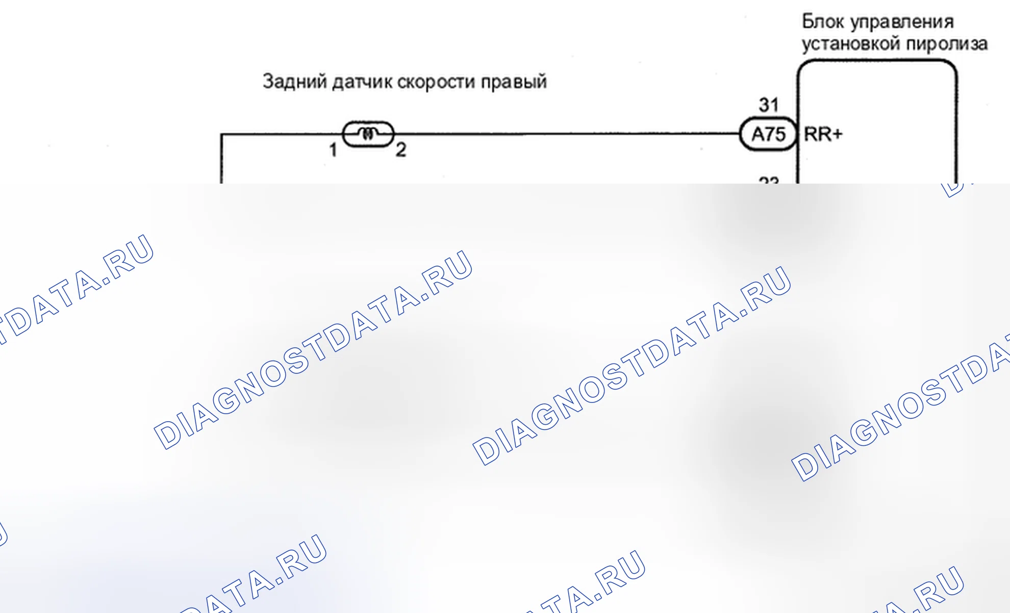 Рис. 3: электросхема. Toyota Camry XV40