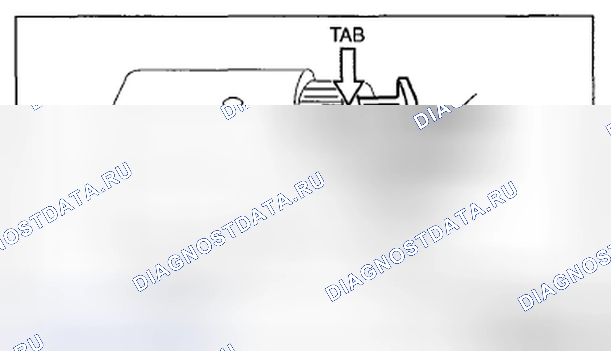 Рис. 25: Примечание по снятию разъема. Mazda CX-7 I рестайлинг