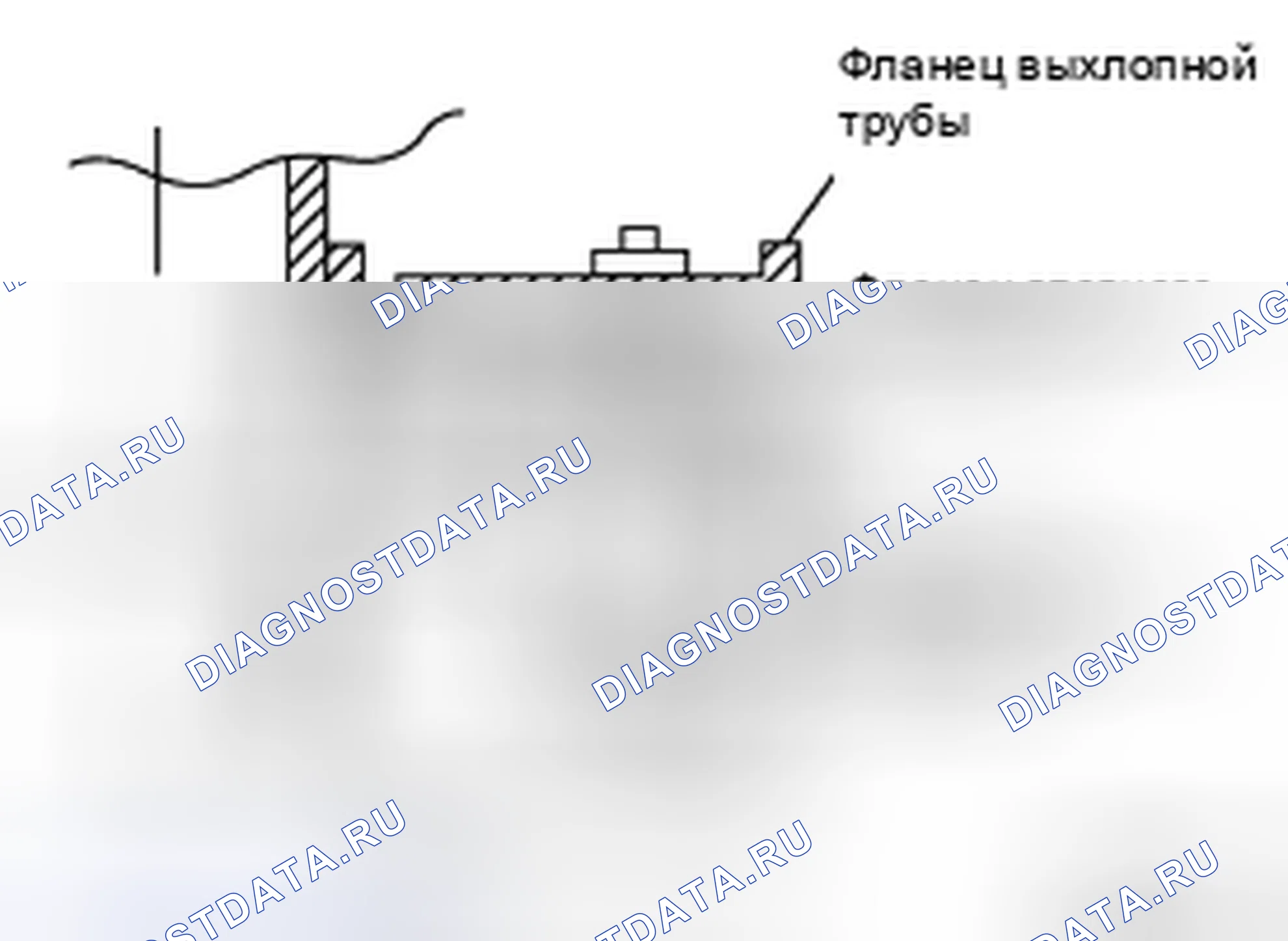 Рис. 4: Подшипник уплотнения (сторона основного глушителя). Nissan X-Trail I
