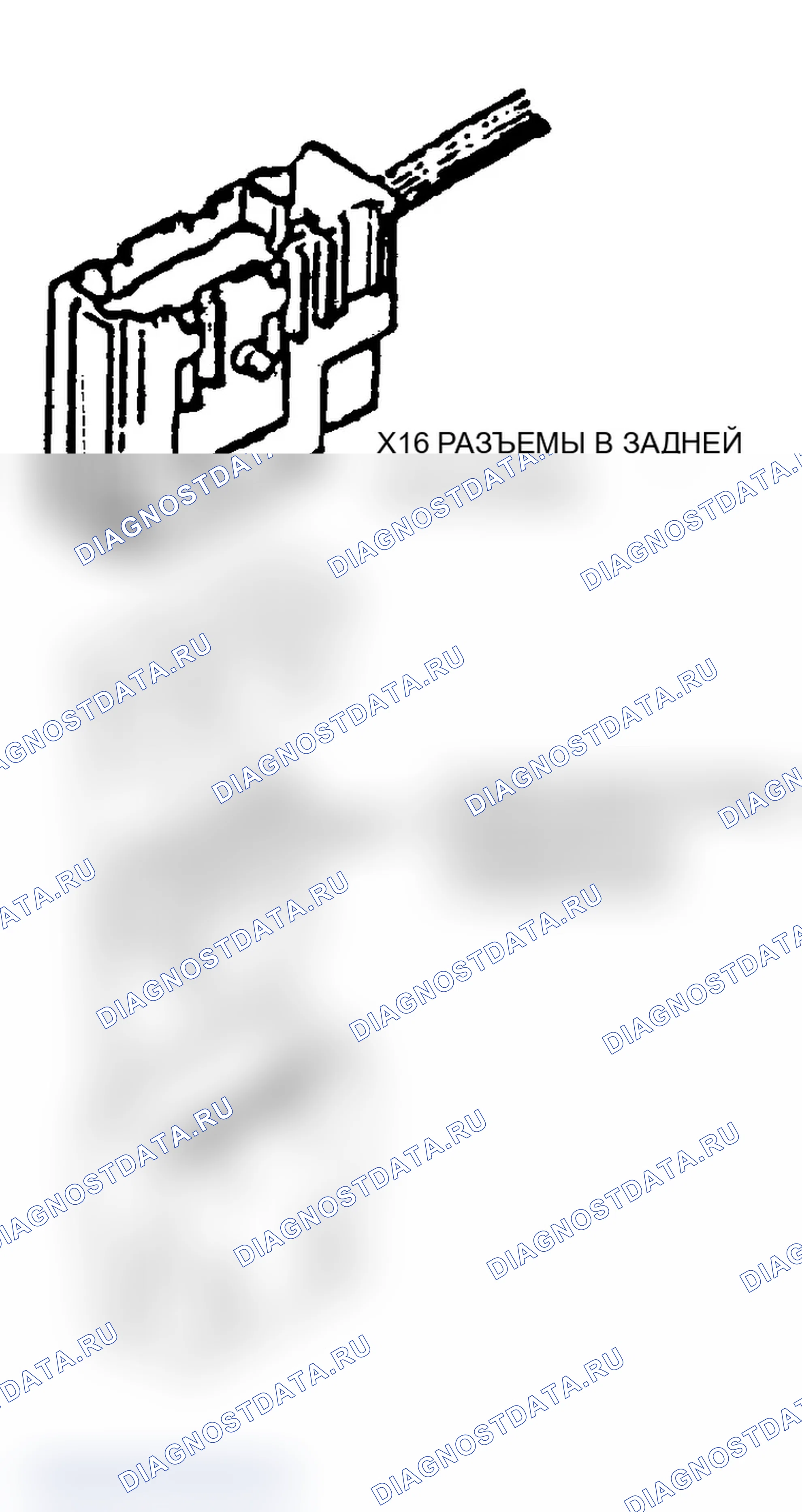 Рис. 2: Идентификация кодирующей пробки - E32/E34. BMW X3 E83