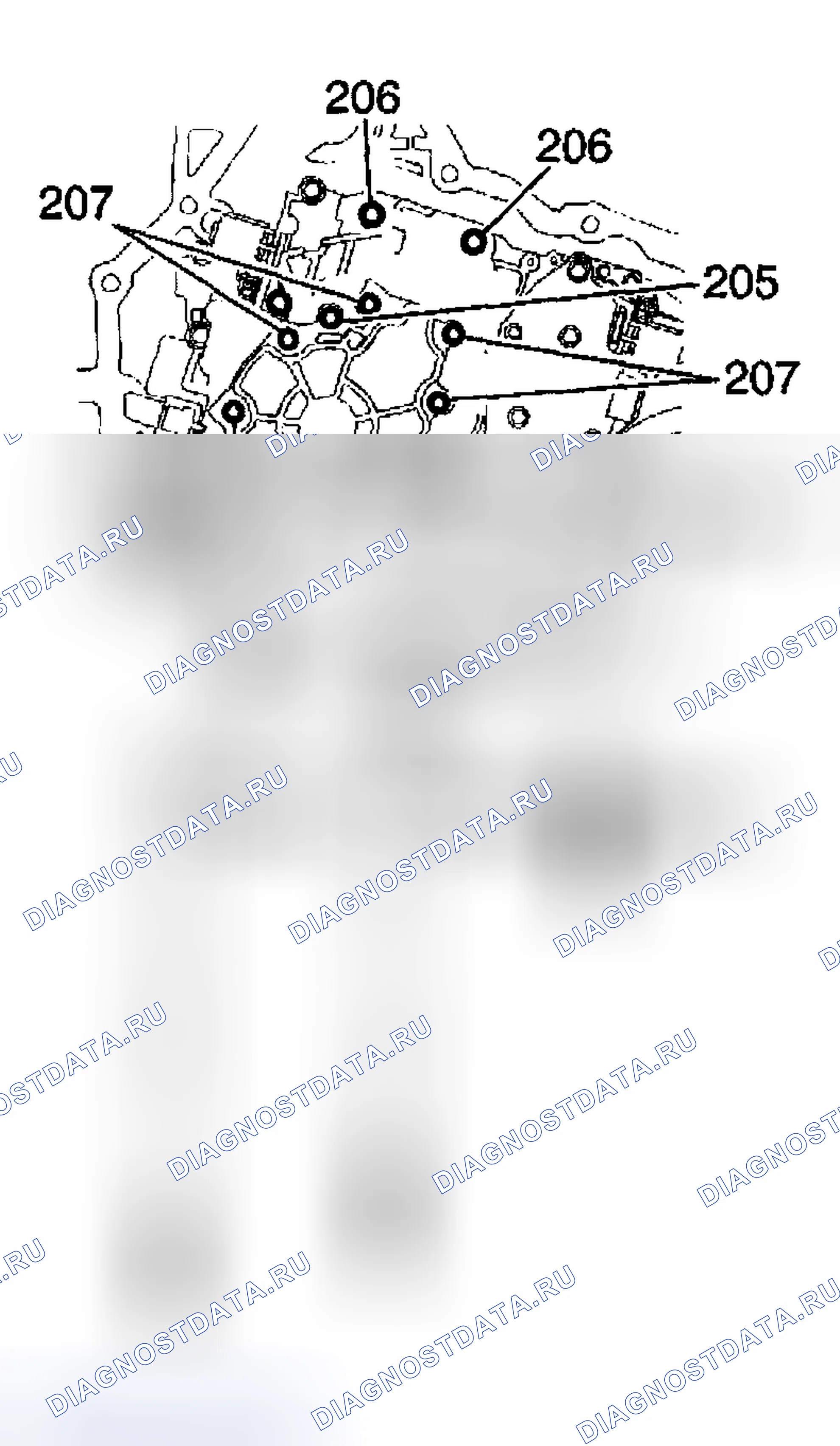 Рис. 522: Порядок демонтажа. Pontiac Montana I