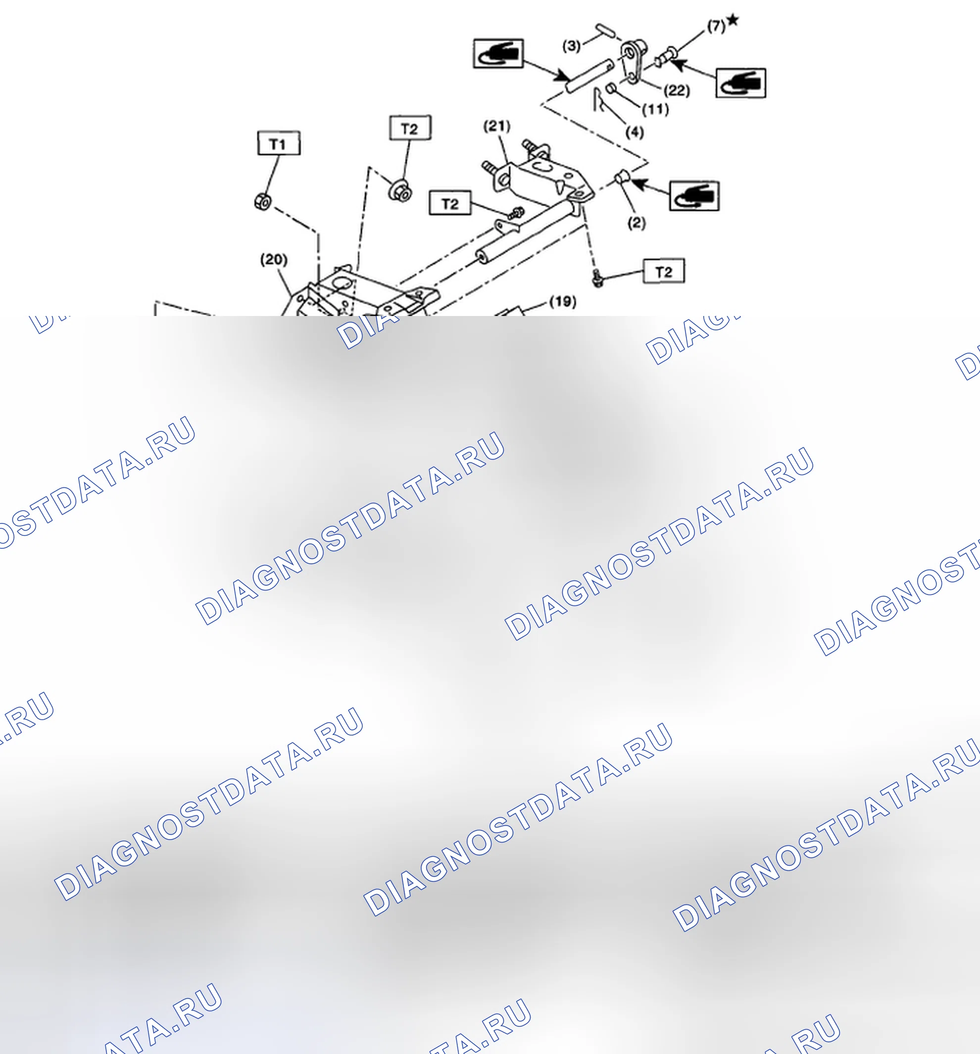 Рис. 16: ПЕДАЛЬ СЦЕПЛЕНИЯ. Subaru Outback BP рестайлинг