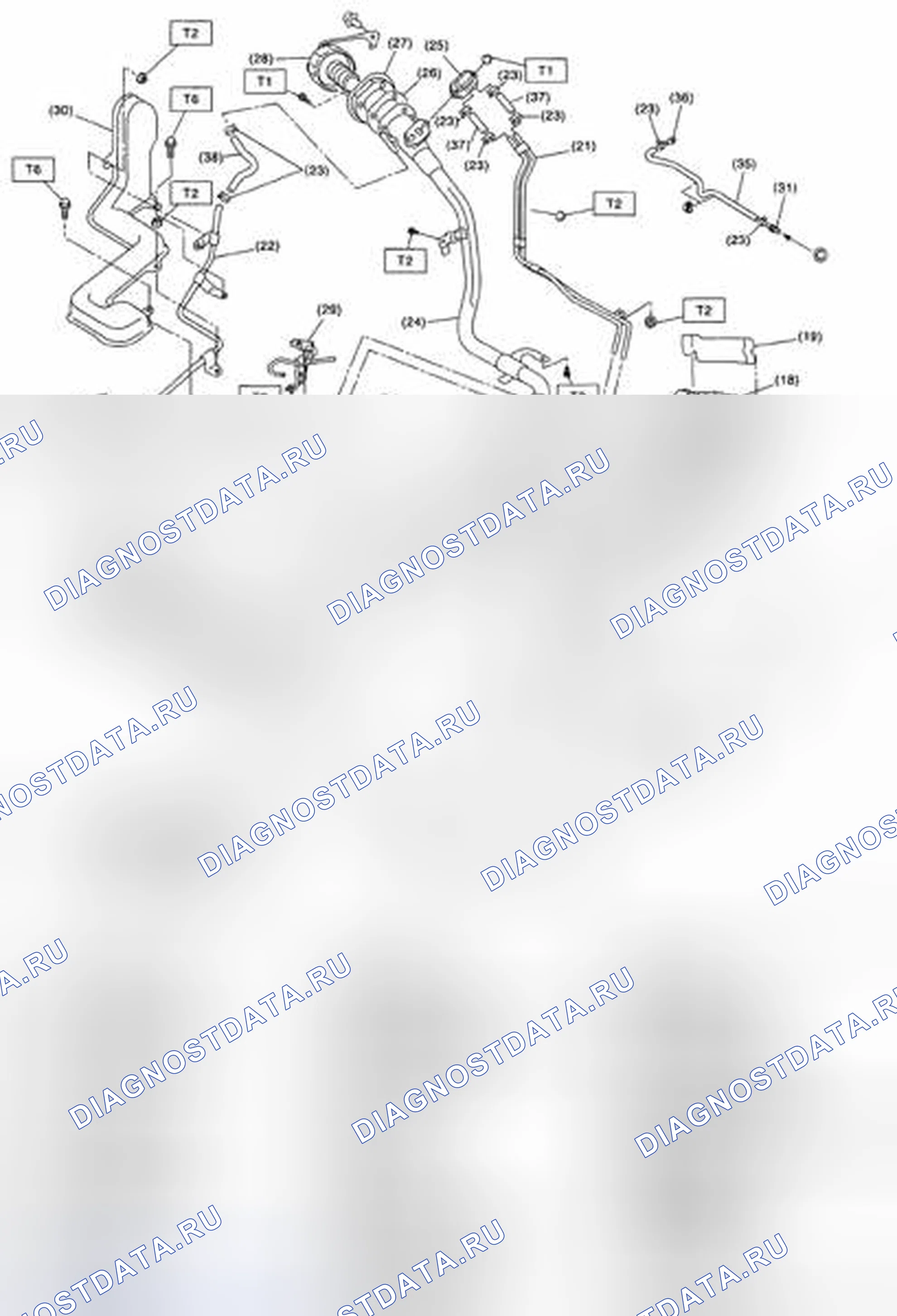 Рис. 101: ТОПЛИВОПРОВОД. Subaru Legacy BL/BP рестайлинг