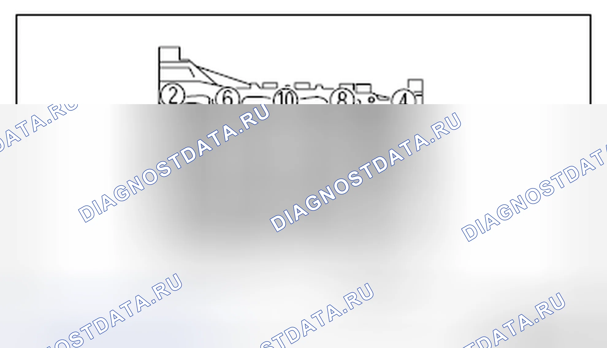 Рис. 415: Разборка крышки главного подшипника. Honda CR-V IV рестайлинг