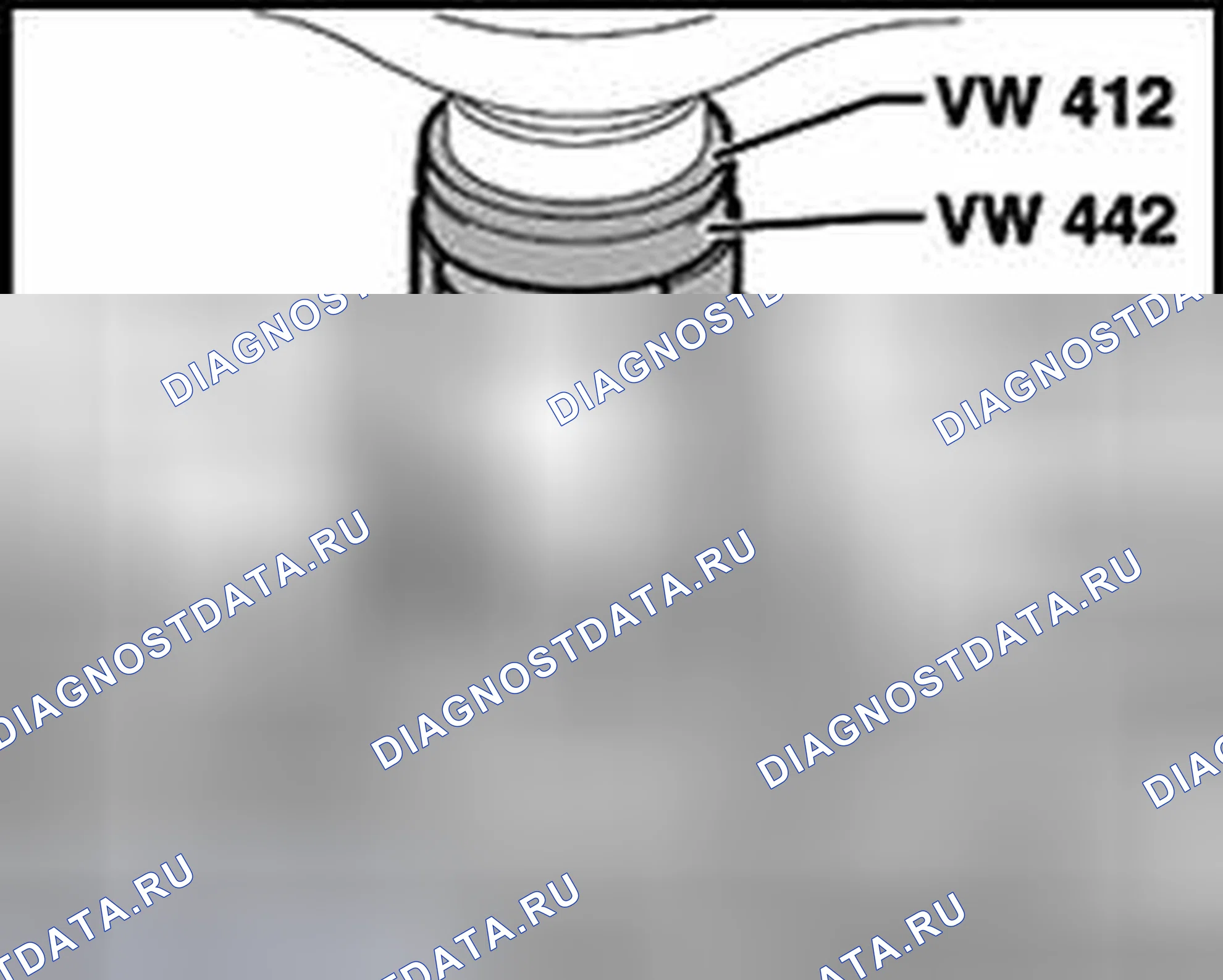 Рис. 85: Снятие и установка стопорного кольца. Volkswagen Golf Mk4