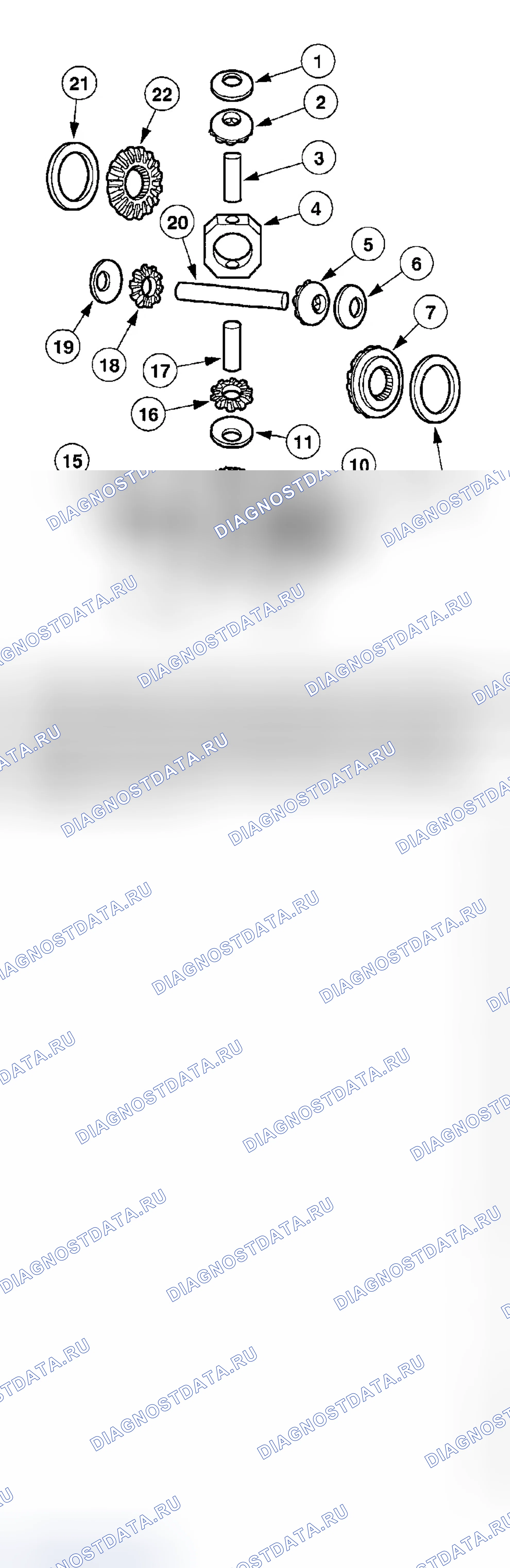 Рис. 262: Дифференциальный. Ford Escape I