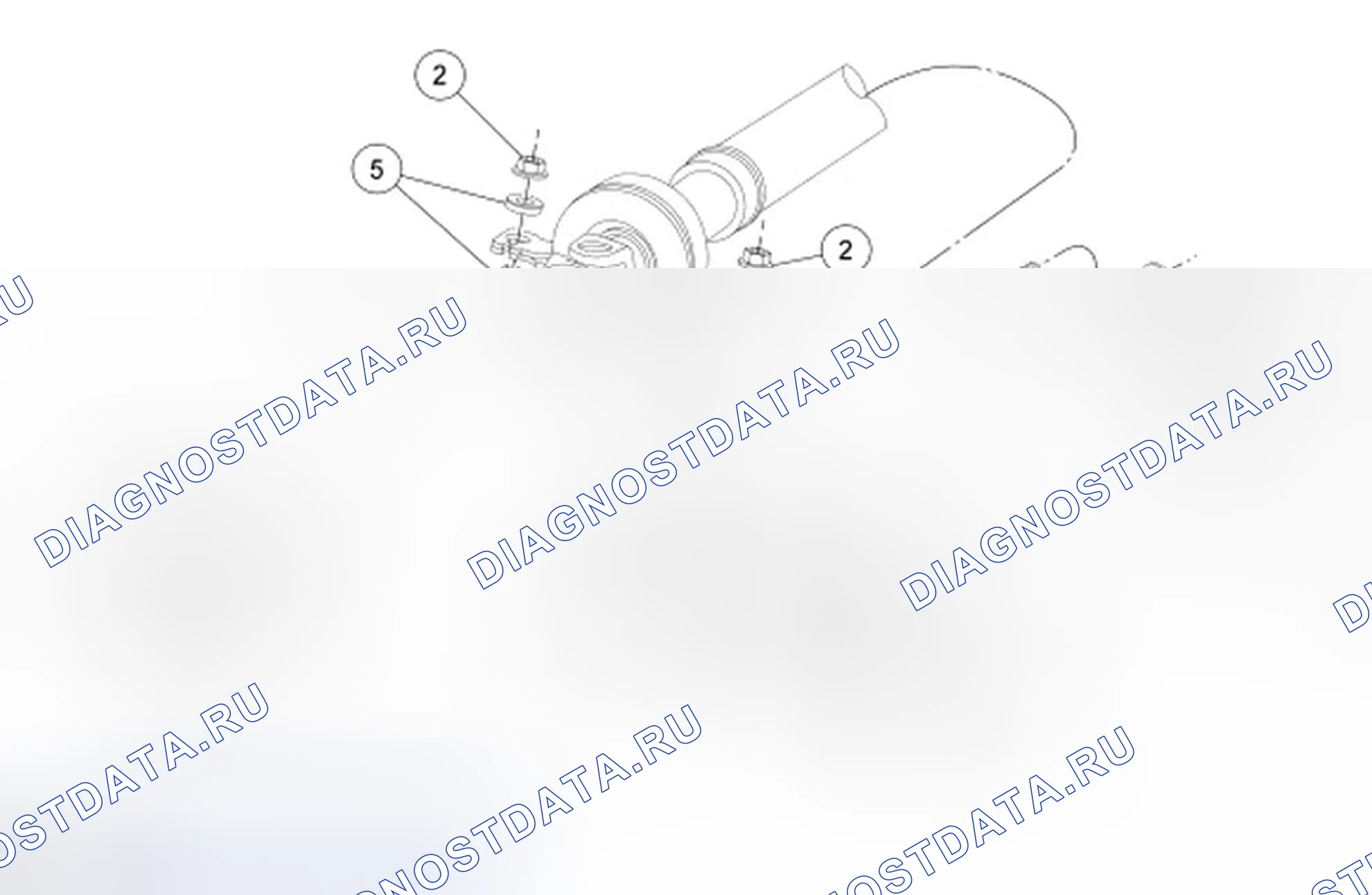 Рис. 1: Приводной вал. Ford Edge I