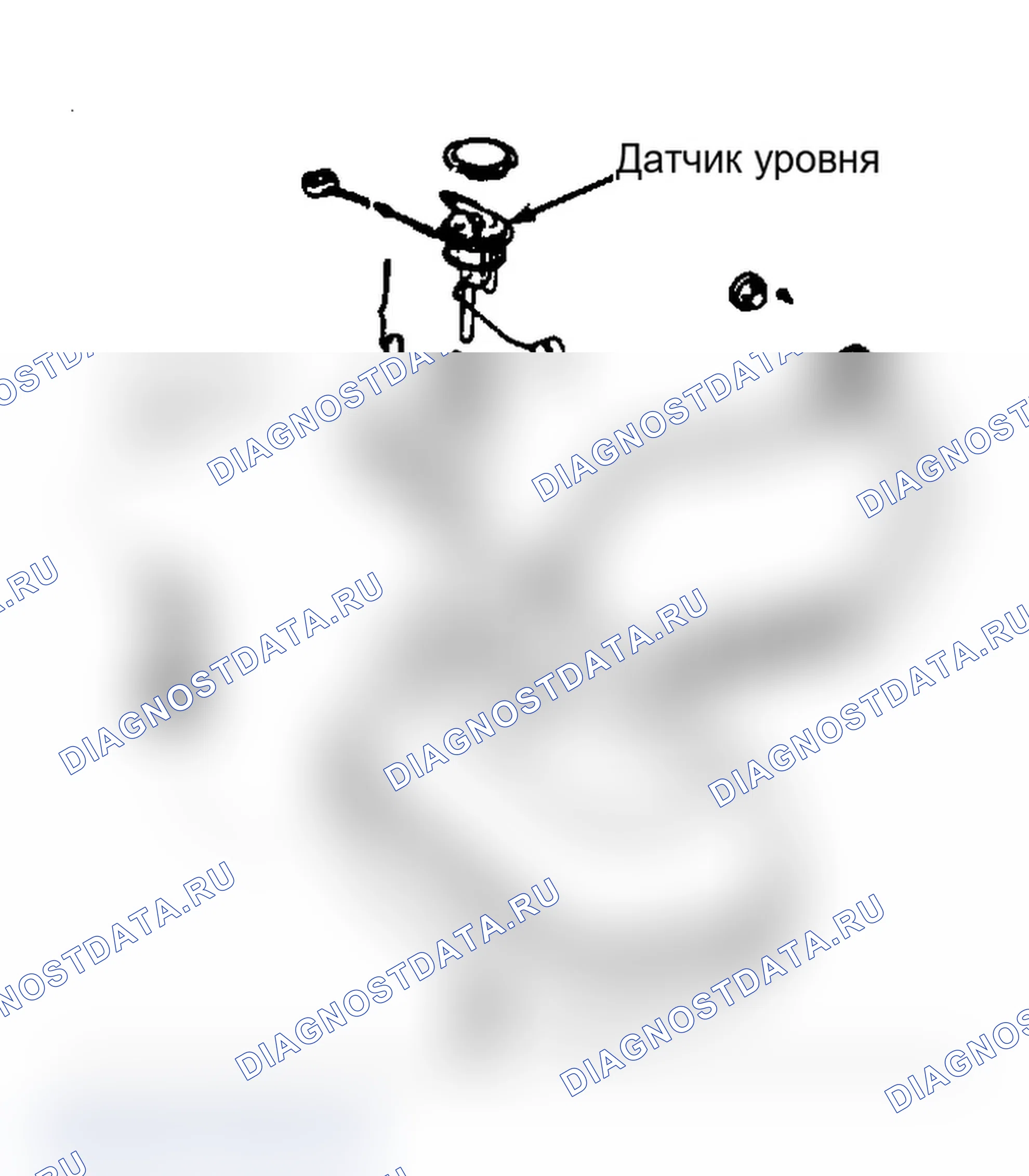 Рис. 63: Блок отправки топливного насоса 2.5L и топливомера. Jeep Wagoneer XJ