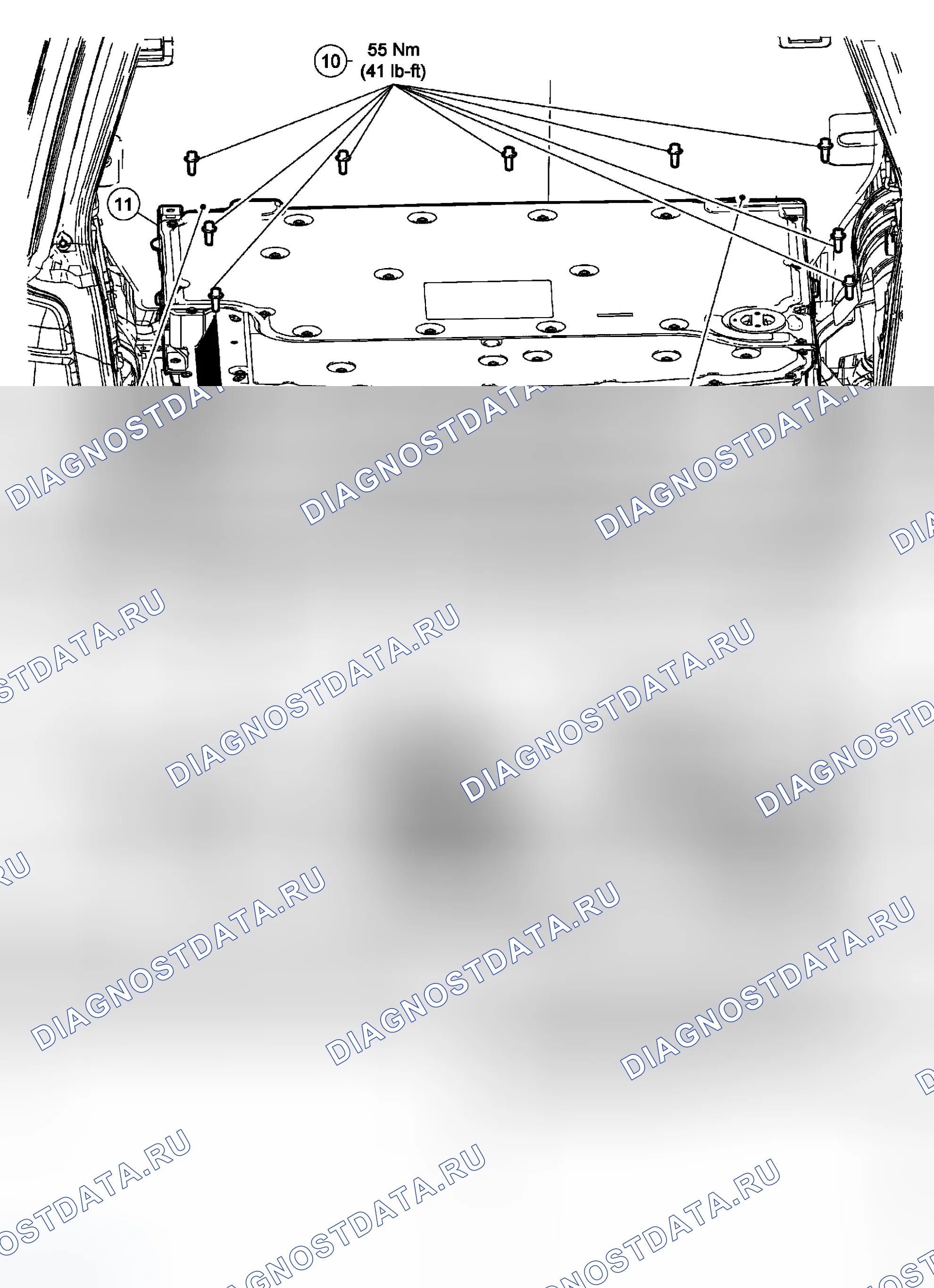 Рис. 5: Высоковольтная тяговая батарея. Ford Escape I рестайлинг