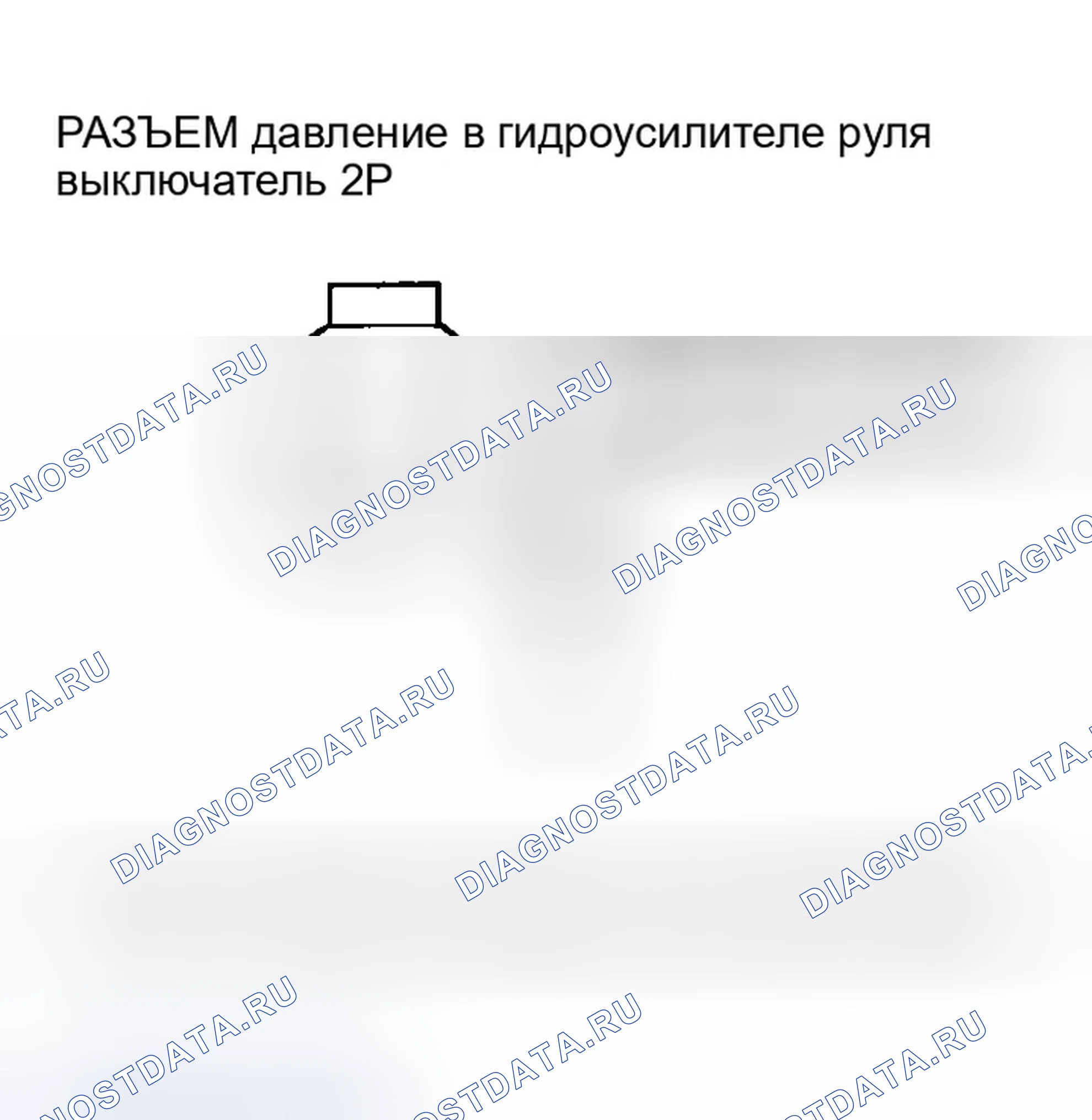 Рис. 670: Устранение неисправностей сигнальной цепи коммутатора давление в гидроусилителе руля. Honda Accord VII