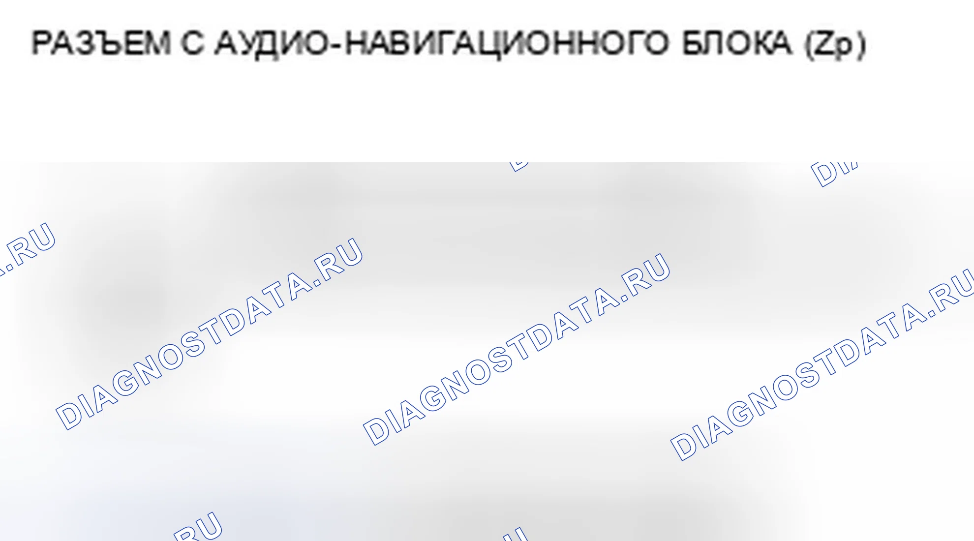 Рис. 9: Входы и выходы аудио-навигационного блока. Honda Insight ZE2 рестайлинг