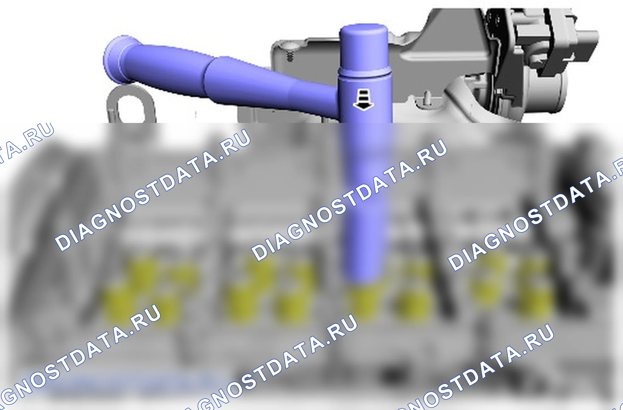 Разборка узла головки цилиндров. Ford Transit VIII