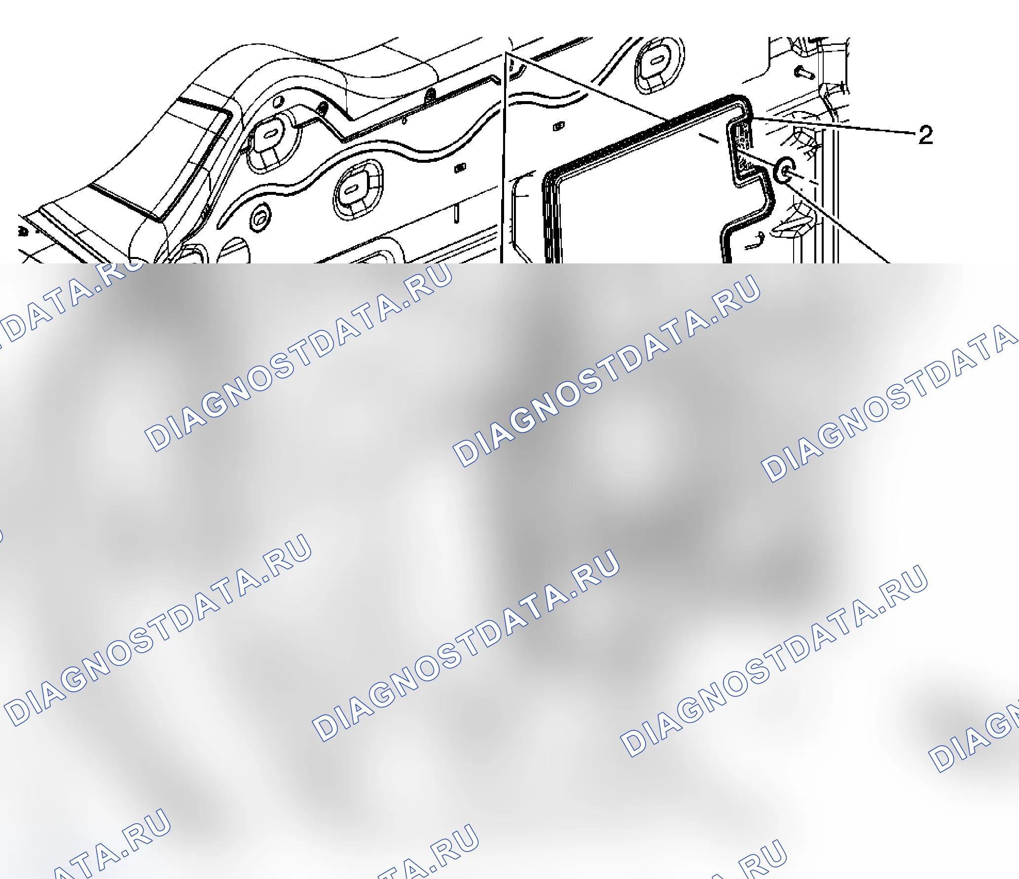 Рис. 28: Замена заднего динамика радиоприемника (Sub Woofer). Pontiac Solstice I final